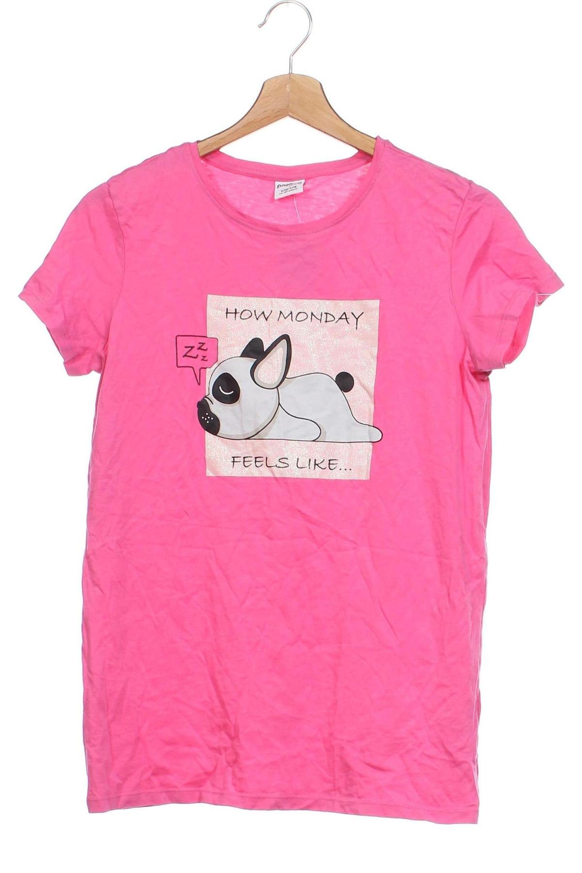 Kinder T-Shirt Page One, Größe 15-18y/ 170-176 cm, Farbe Rosa, Preis € 3,99