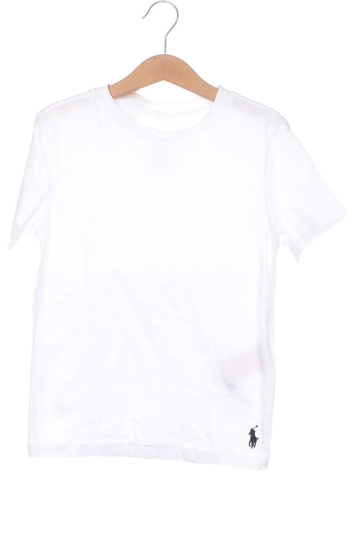 Kinder T-Shirt Polo By Ralph Lauren, Größe 5-6y/ 116-122 cm, Farbe Weiß, Preis € 29,99