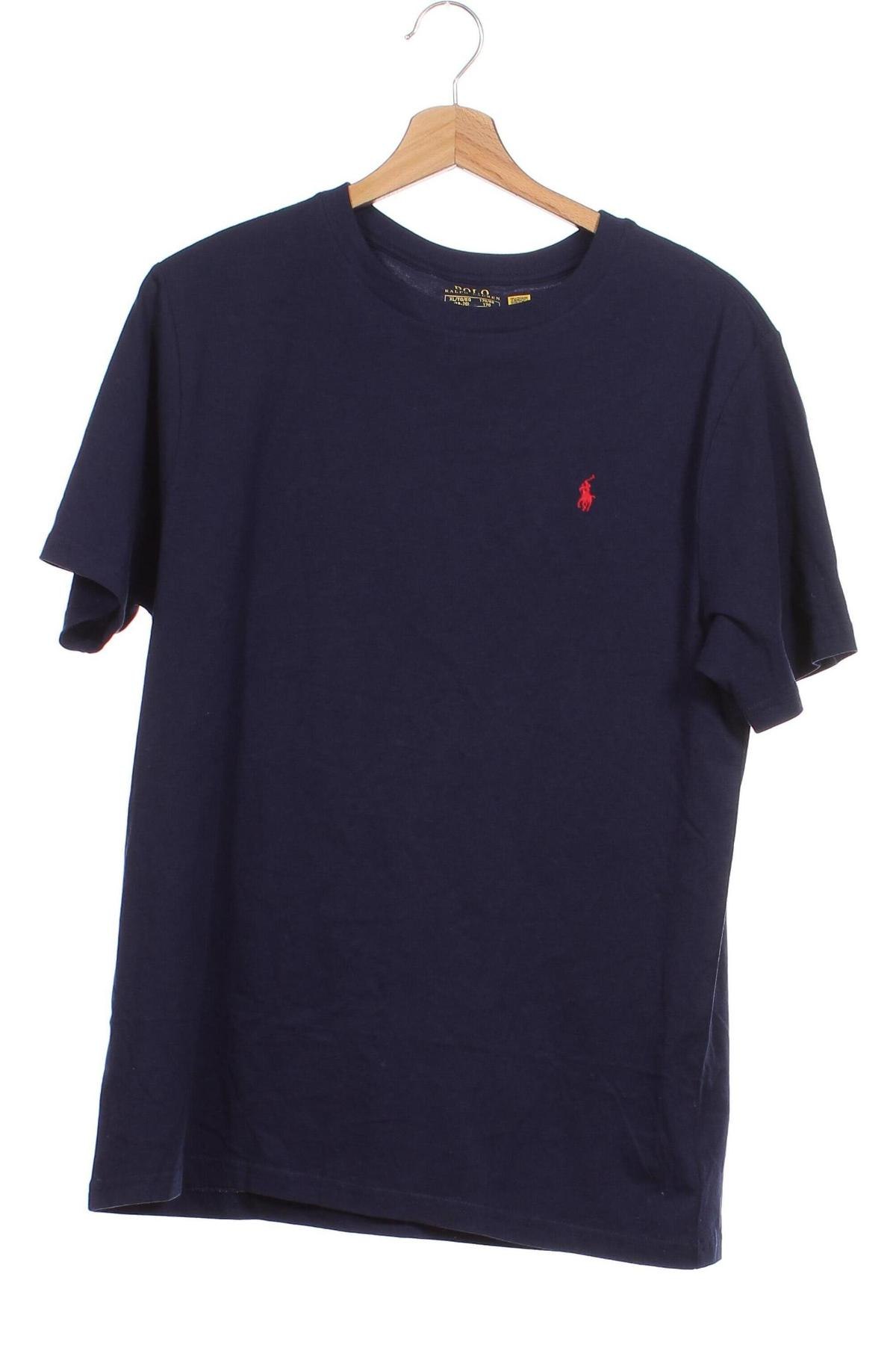 Dziecięcy T-shirt Polo By Ralph Lauren, Rozmiar 15-18y/ 170-176 cm, Kolor Niebieski, Cena 154,99 zł