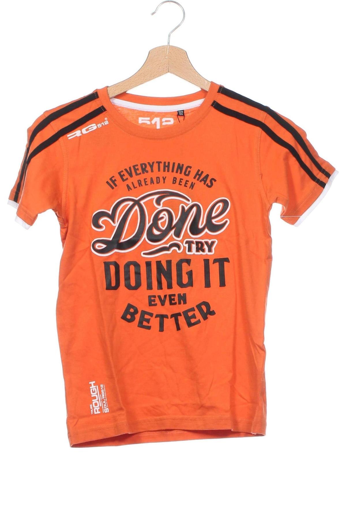 Kinder T-Shirt RG 512, Größe 12-13y/ 158-164 cm, Farbe Orange, Preis € 5,99