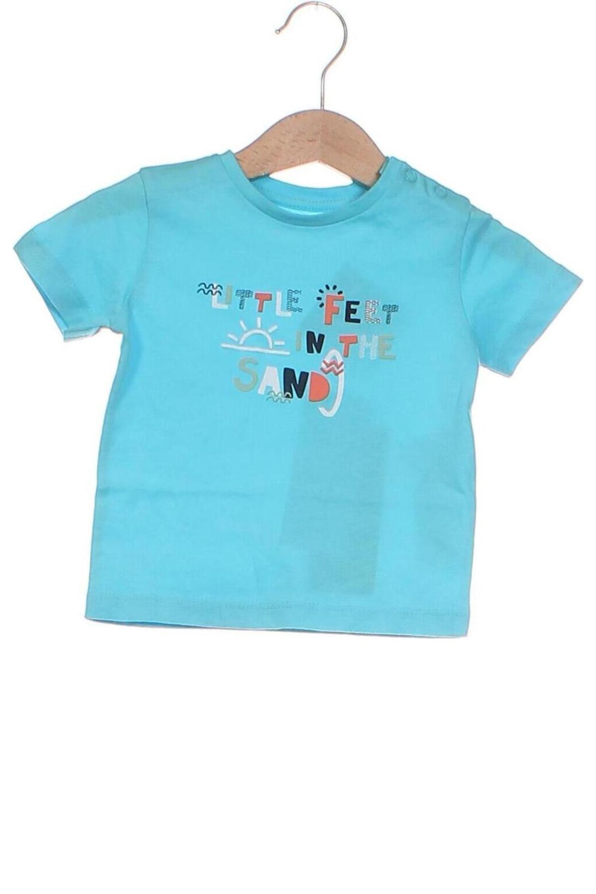 Tricou pentru copii S.Oliver, Mărime 6-9m/ 68-74 cm, Culoare Albastru, Preț 34,99 Lei