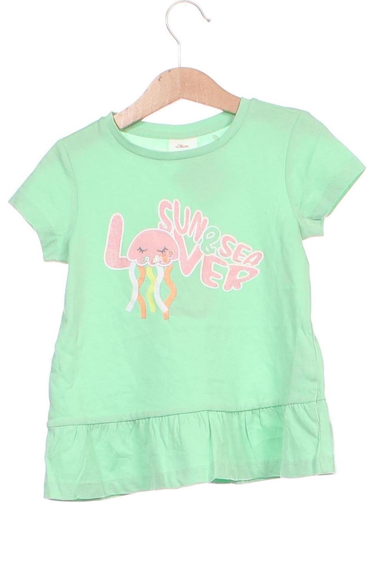 Kinder T-Shirt S.Oliver, Größe 3-4y/ 104-110 cm, Farbe Grün, Preis € 17,79