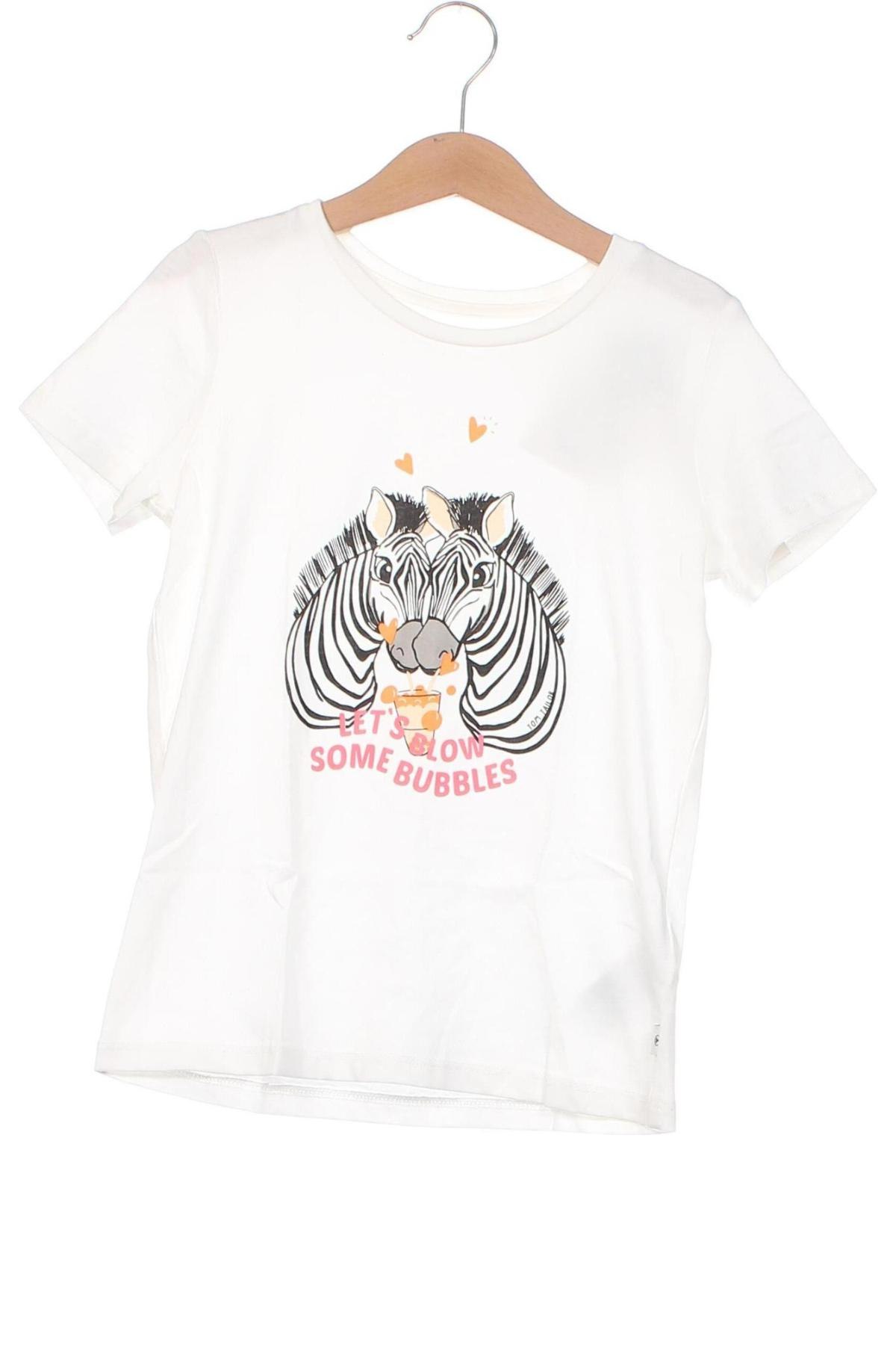 Kinder T-Shirt Tom Tailor, Größe 5-6y/ 116-122 cm, Farbe Weiß, Preis € 17,79