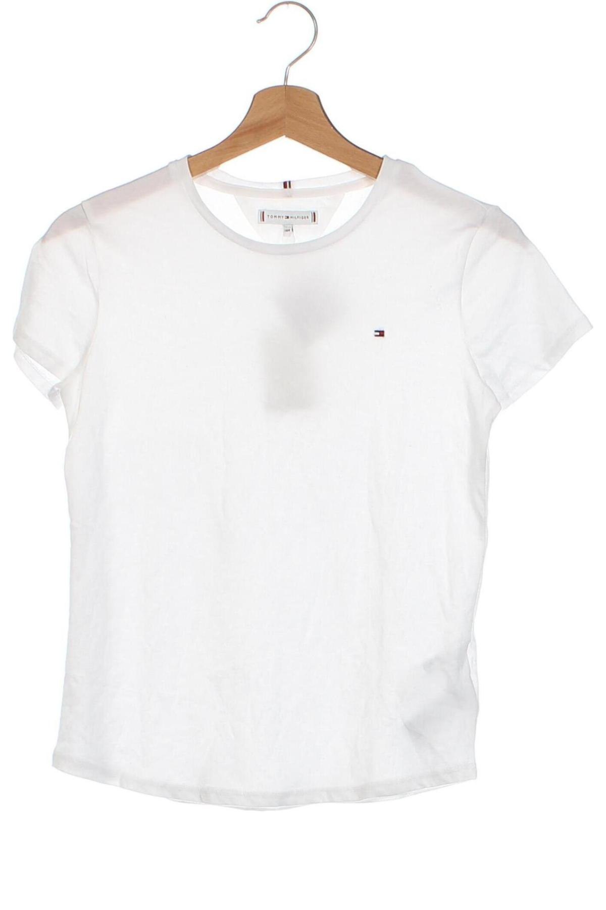 Kinder T-Shirt Tommy Hilfiger, Größe 13-14y/ 164-168 cm, Farbe Weiß, Preis € 23,99