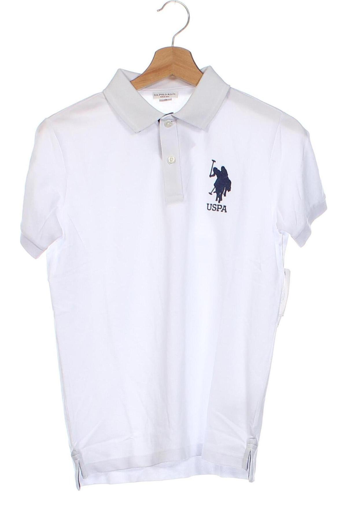 Kinder T-Shirt U.S. Polo Assn., Größe 13-14y/ 164-168 cm, Farbe Weiß, Preis € 23,99