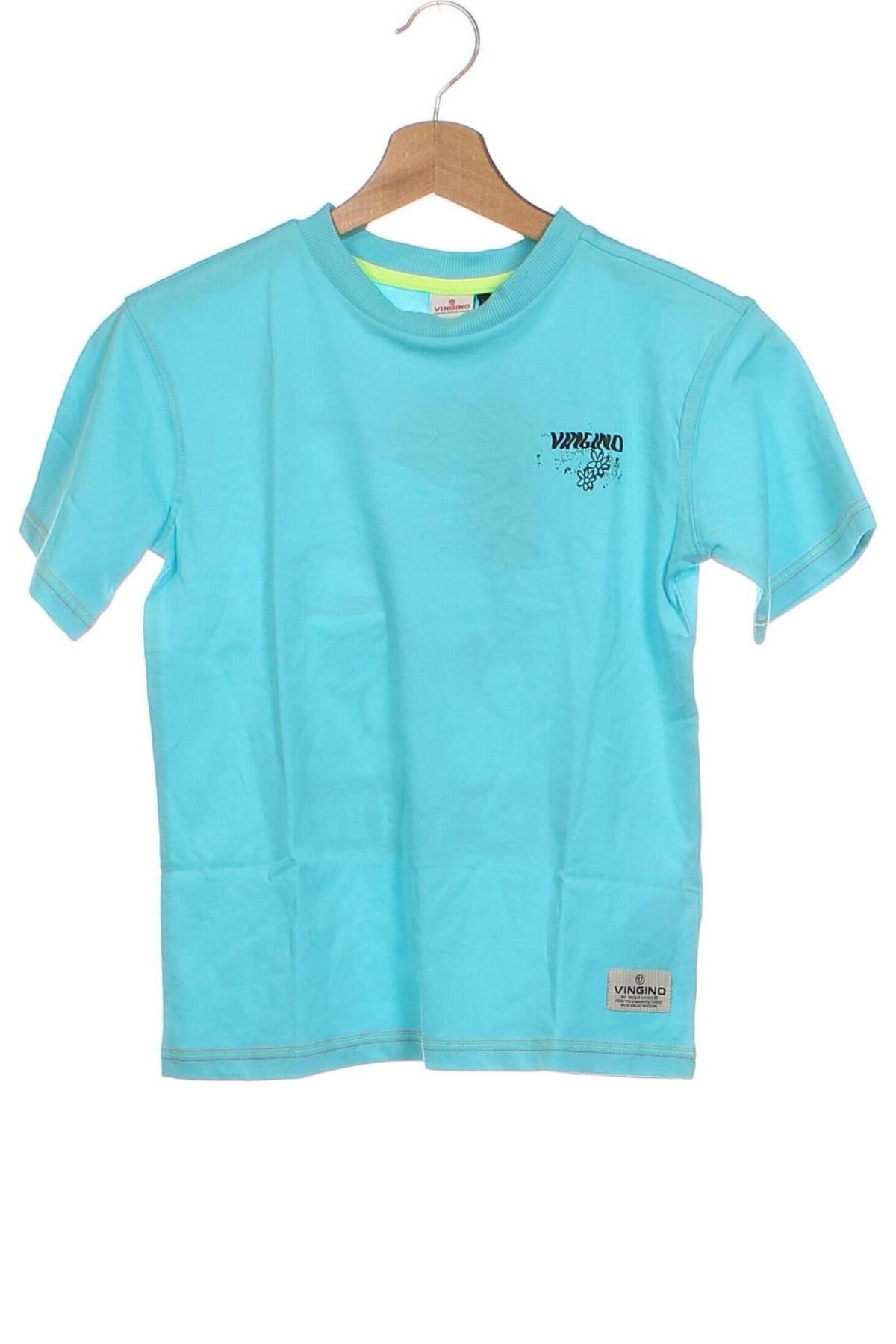 Kinder T-Shirt Vingino, Größe 6-7y/ 122-128 cm, Farbe Blau, Preis 5,99 €