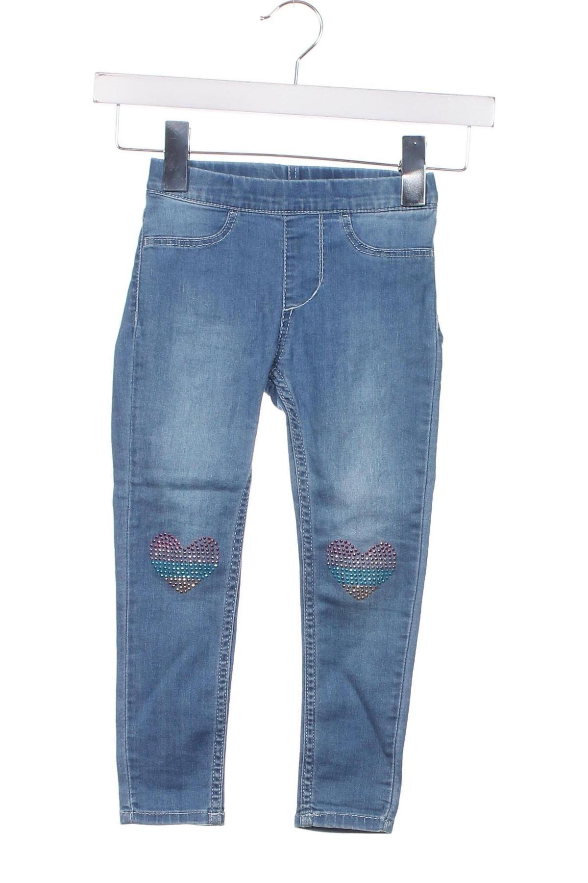 Dziecięce jeansy H&M, Rozmiar 3-4y/ 104-110 cm, Kolor Niebieski, Cena 64,02 zł