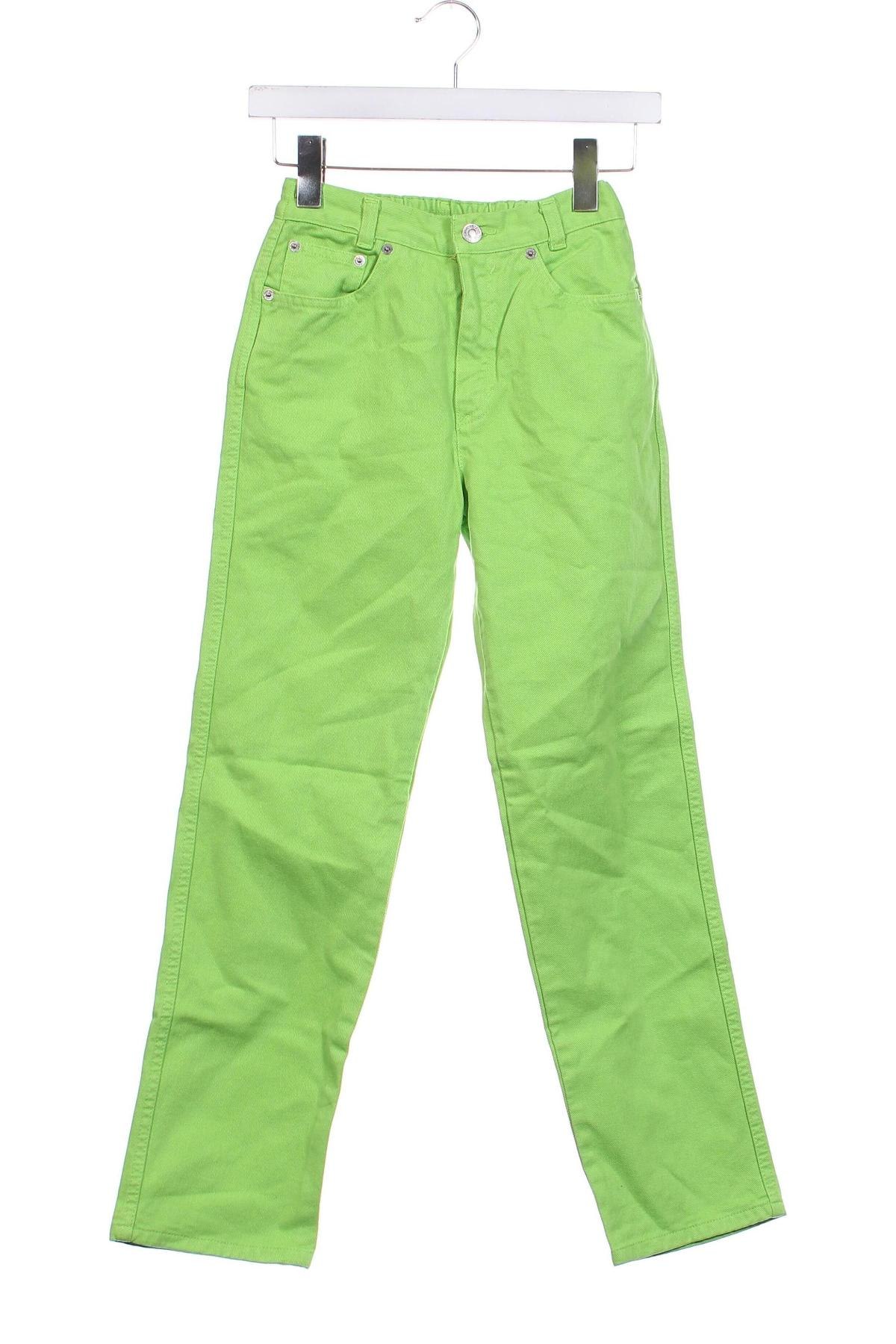 Blugi pentru copii United Colors Of Benetton, Mărime 9-10y/ 140-146 cm, Culoare Verde, Preț 22,99 Lei