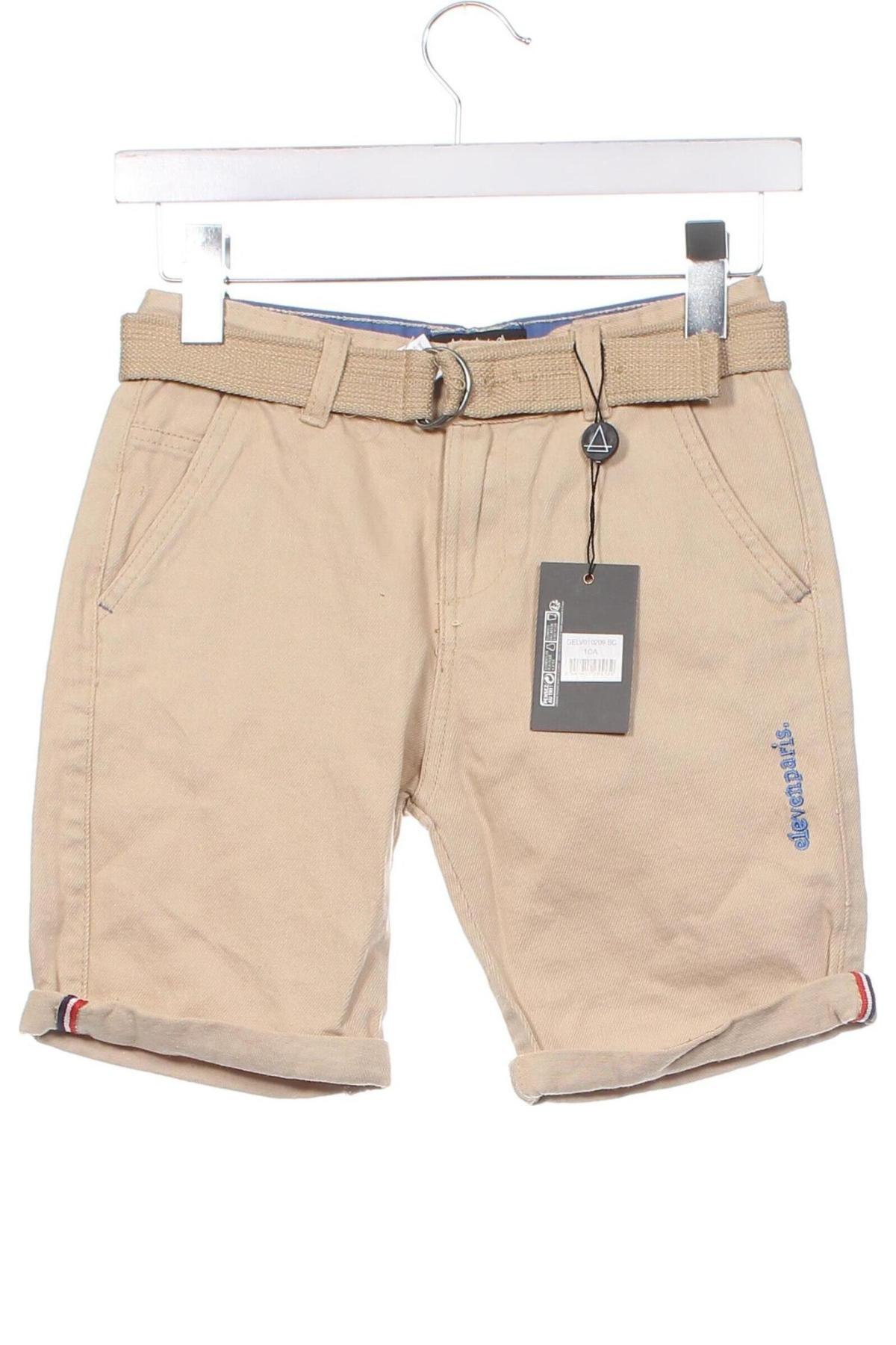 Kinder Shorts Eleven Paris, Größe 9-10y/ 140-146 cm, Farbe Beige, Preis 19,99 €