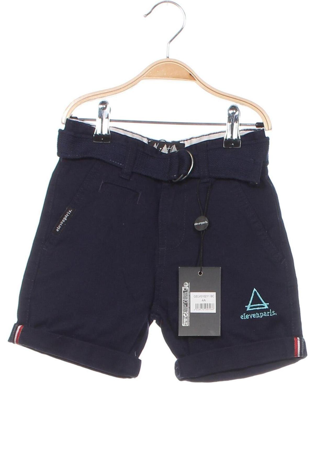 Kinder Shorts Eleven Paris, Größe 3-4y/ 104-110 cm, Farbe Blau, Preis 11,49 €