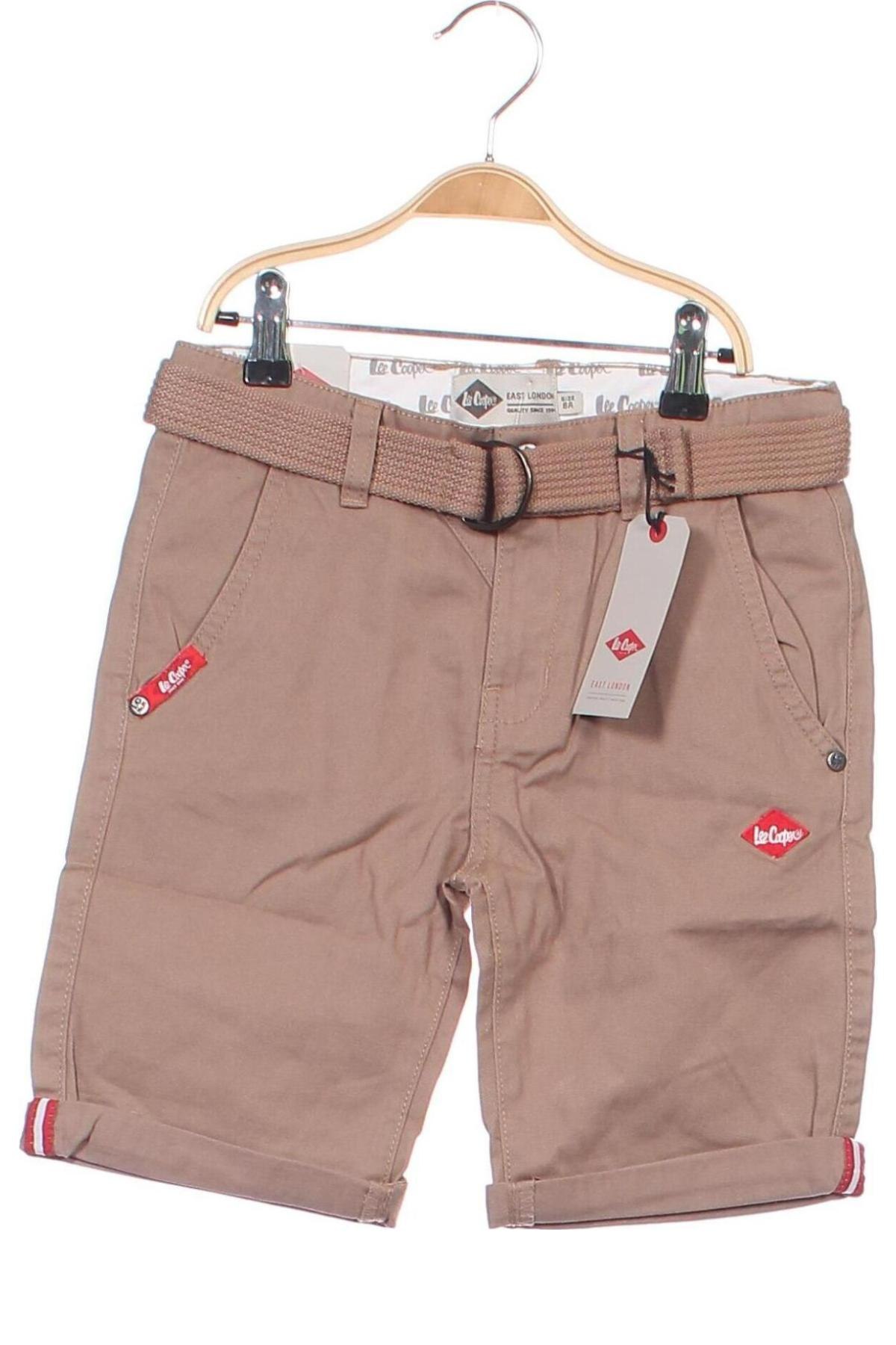 Pantaloni scurți pentru copii Lee Cooper, Mărime 8-9y/ 134-140 cm, Culoare Maro, Preț 131,79 Lei