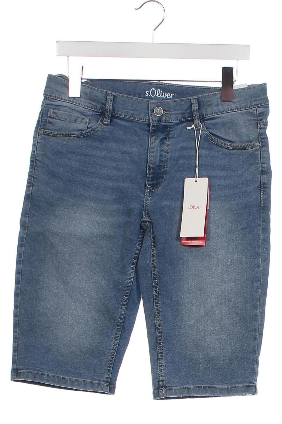 Kinder Shorts S.Oliver, Größe 11-12y/ 152-158 cm, Farbe Blau, Preis 9,99 €