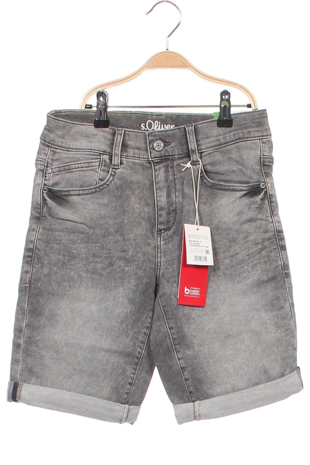 Kinder Shorts S.Oliver, Größe 12-13y/ 158-164 cm, Farbe Grau, Preis € 6,49