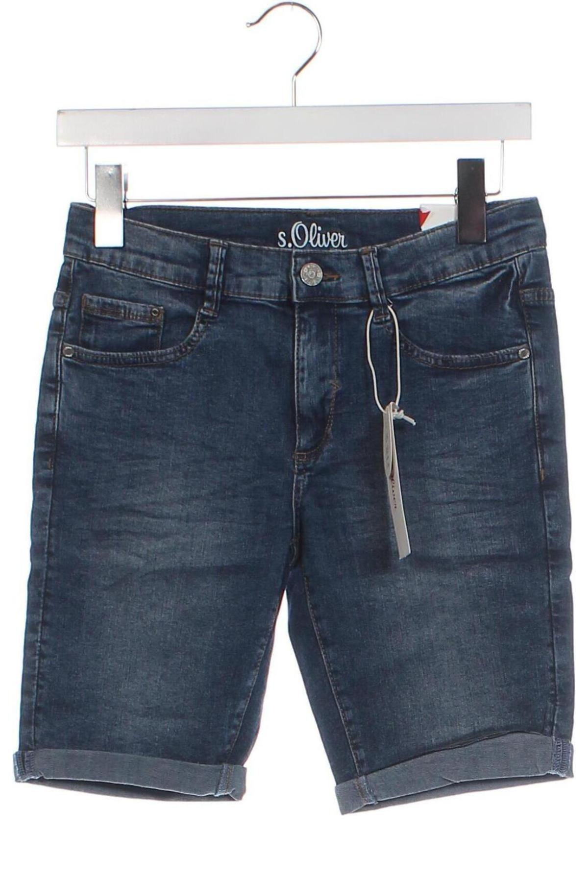 Kinder Shorts S.Oliver, Größe 11-12y/ 152-158 cm, Farbe Blau, Preis 9,99 €