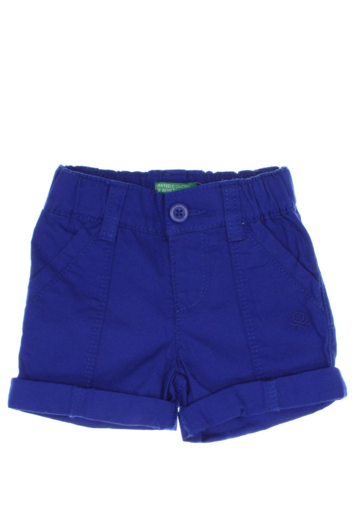 Pantaloni scurți pentru copii United Colors Of Benetton, Mărime 2-3m/ 56-62 cm, Culoare Albastru, Preț 36,99 Lei