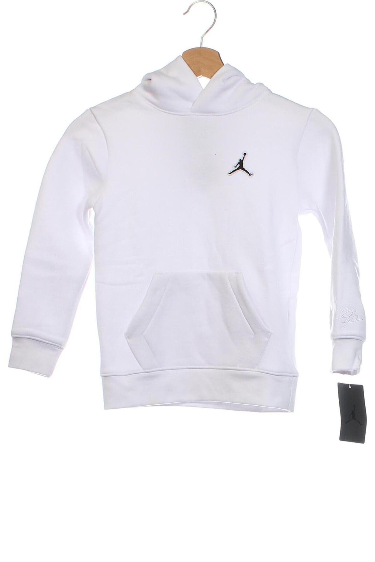 Gyerek sweatshirt Air Jordan Nike, Méret 4-5y / 110-116 cm, Szín Fehér, Ár 18 816 Ft