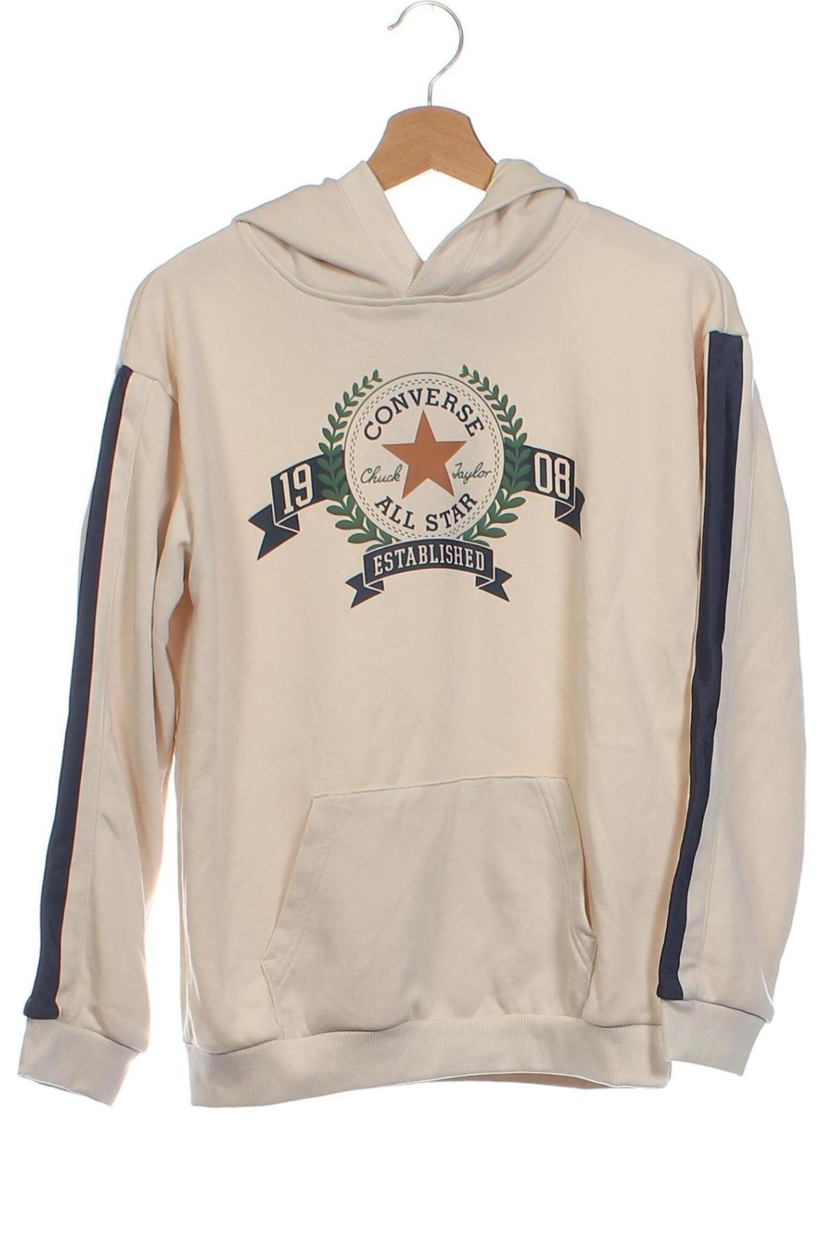 Kinder Sweatshirts Converse, Größe 10-11y/ 146-152 cm, Farbe Beige, Preis € 47,99