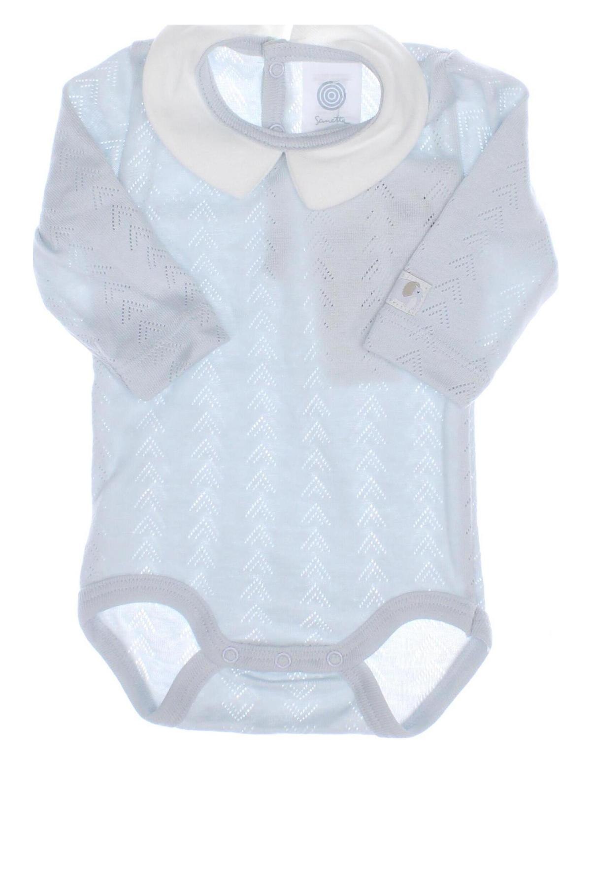 Dziecięce body Sanetta, Rozmiar 0-1m/ 50 cm, Kolor Niebieski, Cena 28,99 zł