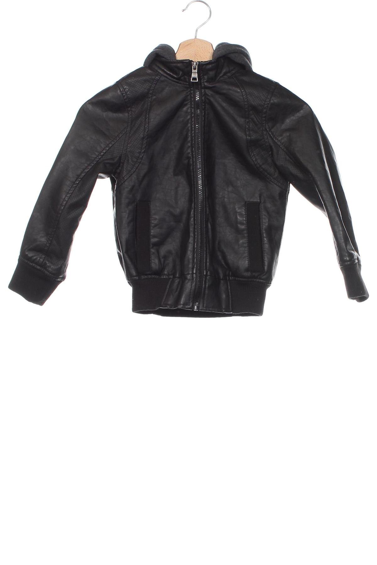 Kinder Lederjacke Urban Republic, Größe 5-6y/ 116-122 cm, Farbe Schwarz, Preis € 8,29