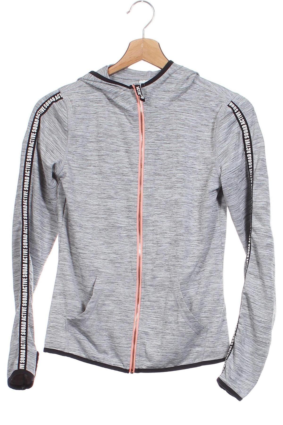 Dětská horní část sportovní soupravy H&M Sport, Velikost 10-11y/ 146-152 cm, Barva Šedá, Cena  209,00 Kč