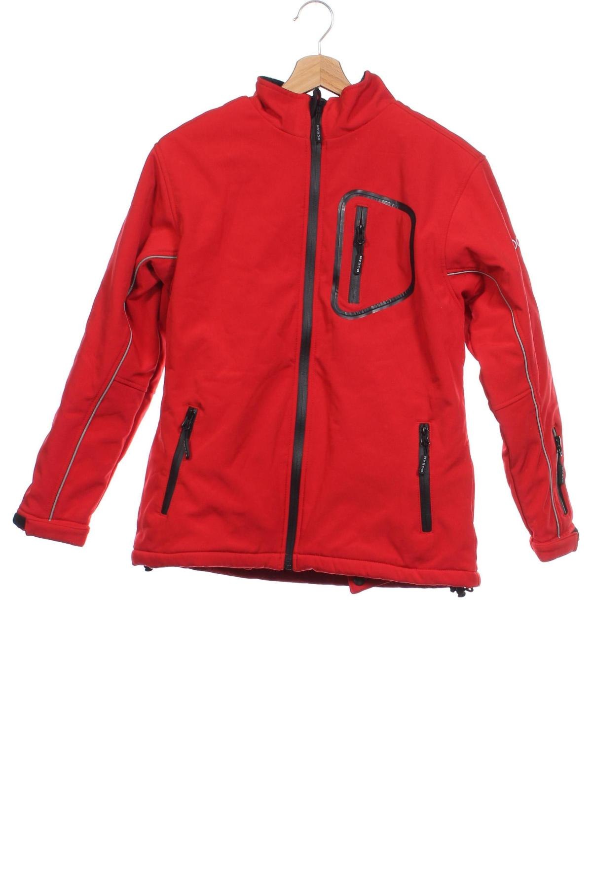 Kinderjacke für Wintersport Ocean, Größe 11-12y/ 152-158 cm, Farbe Rot, Preis 11,99 €