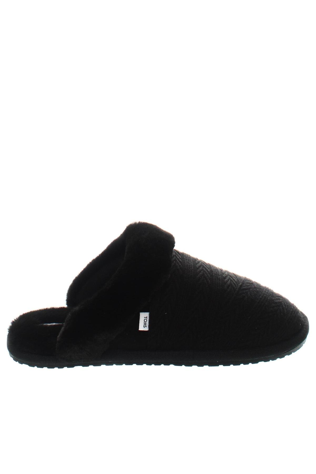 Pantoffeln Toms, Größe 37, Farbe Schwarz, Preis 10,99 €