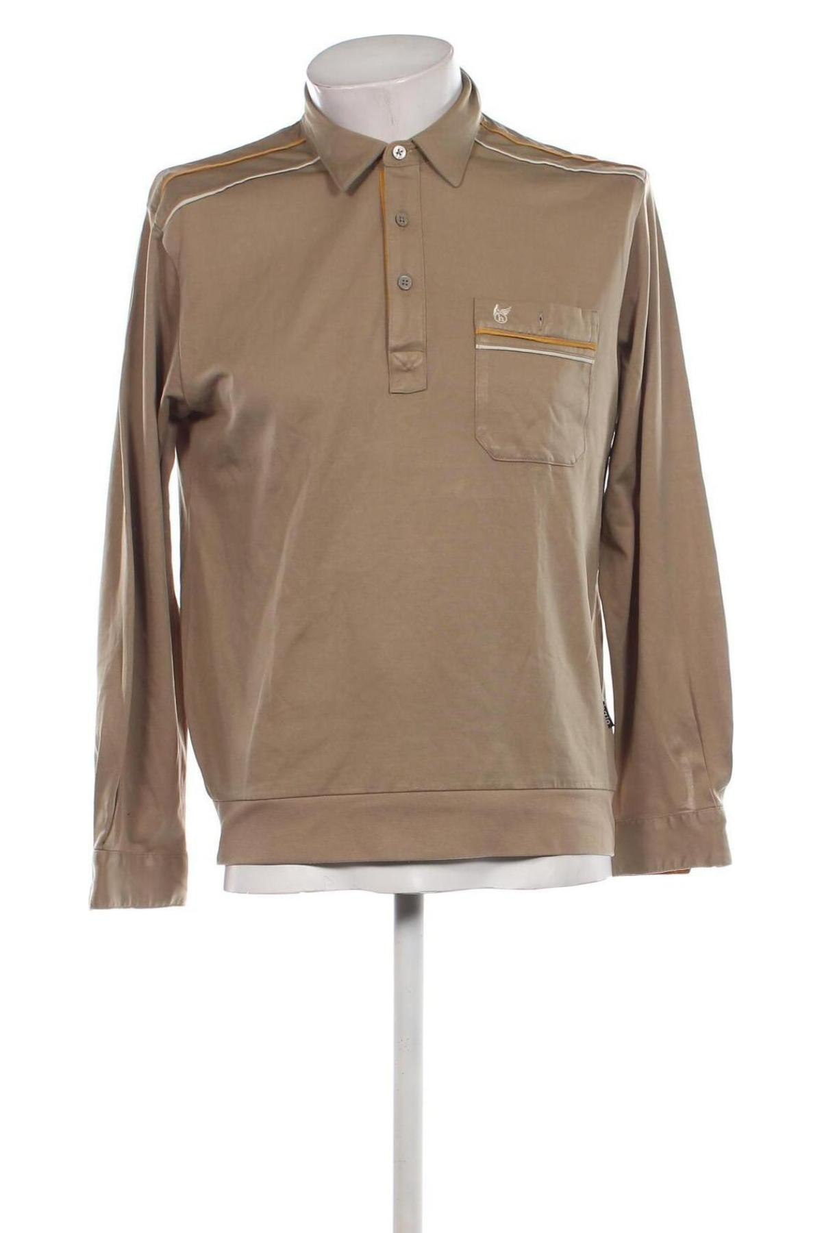 Herren Shirt Hajo, Größe M, Farbe Beige, Preis € 6,99