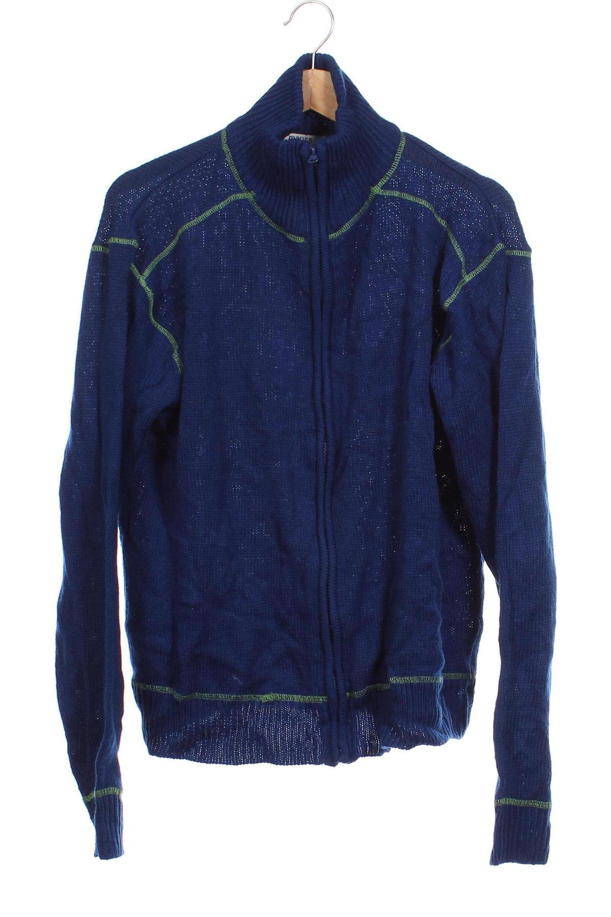 Herren Strickjacke, Größe S, Farbe Blau, Preis 8,99 €