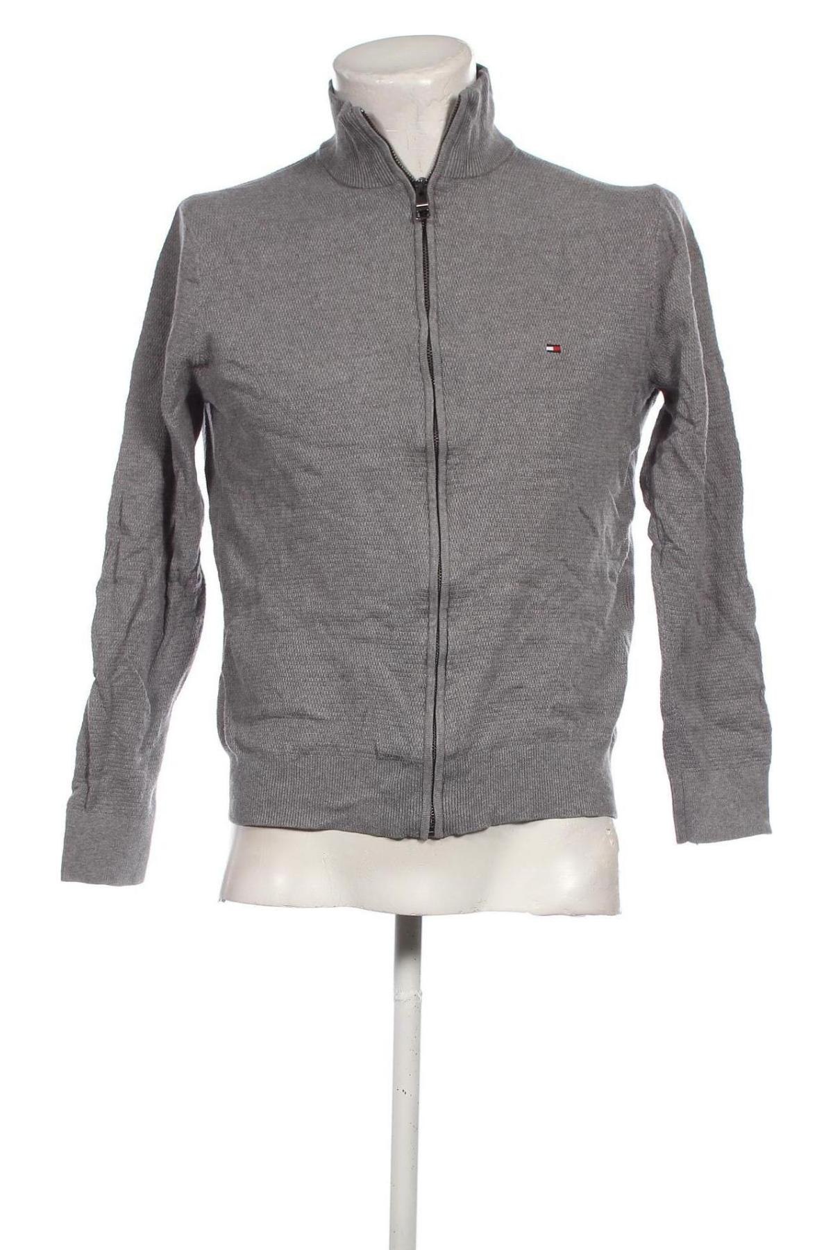 Herren Strickjacke Tommy Hilfiger, Größe M, Farbe Grau, Preis € 46,99