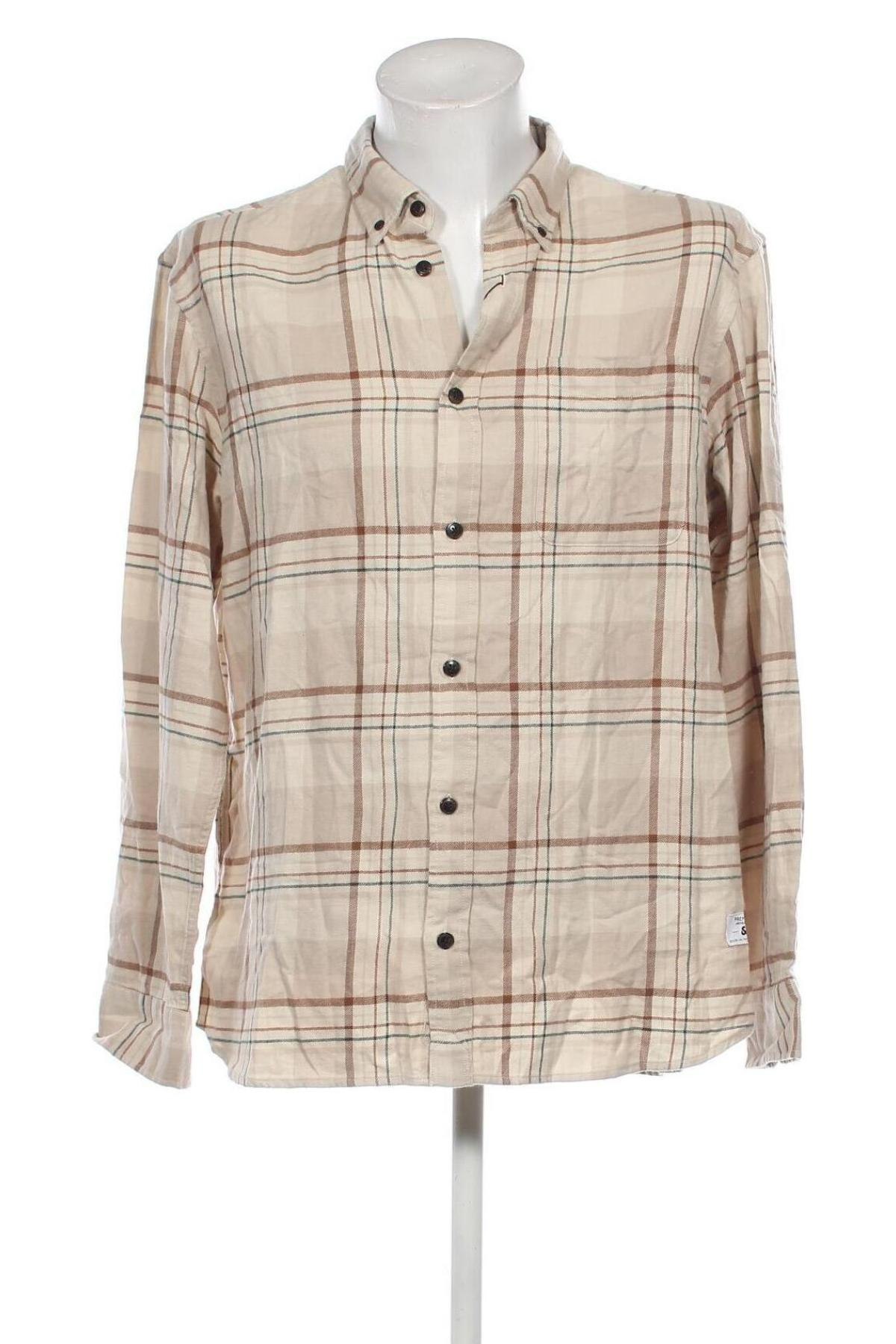 Herrenhemd Jack & Jones PREMIUM, Größe XXL, Farbe Beige, Preis 10,49 €