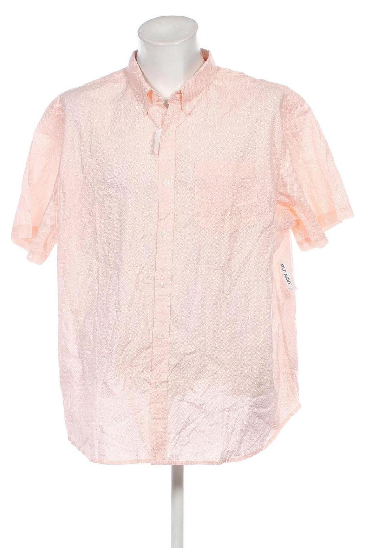 Herrenhemd Old Navy, Größe 3XL, Farbe Rosa, Preis € 6,49