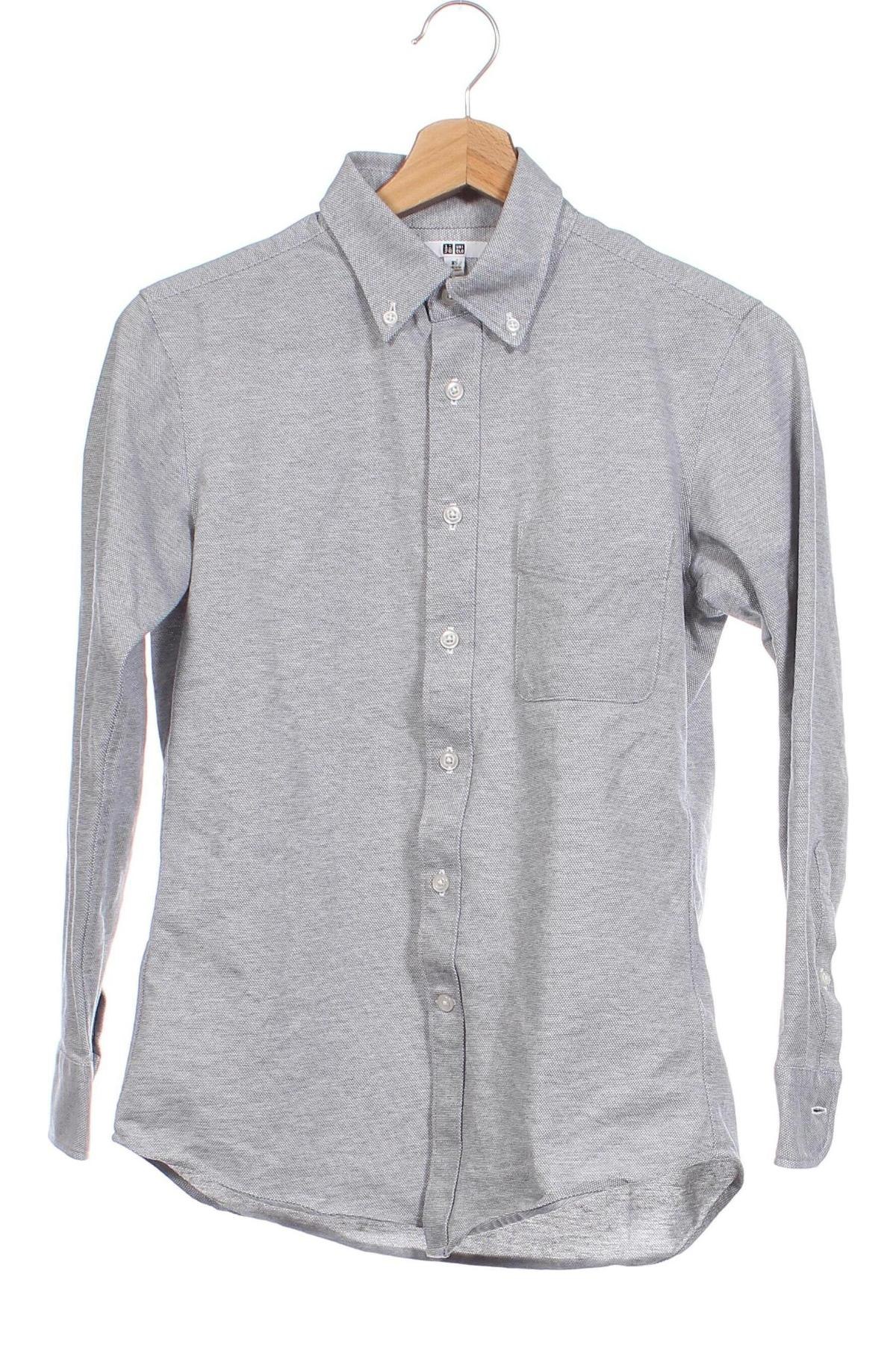 Herrenhemd Uniqlo, Größe XS, Farbe Grau, Preis € 10,49