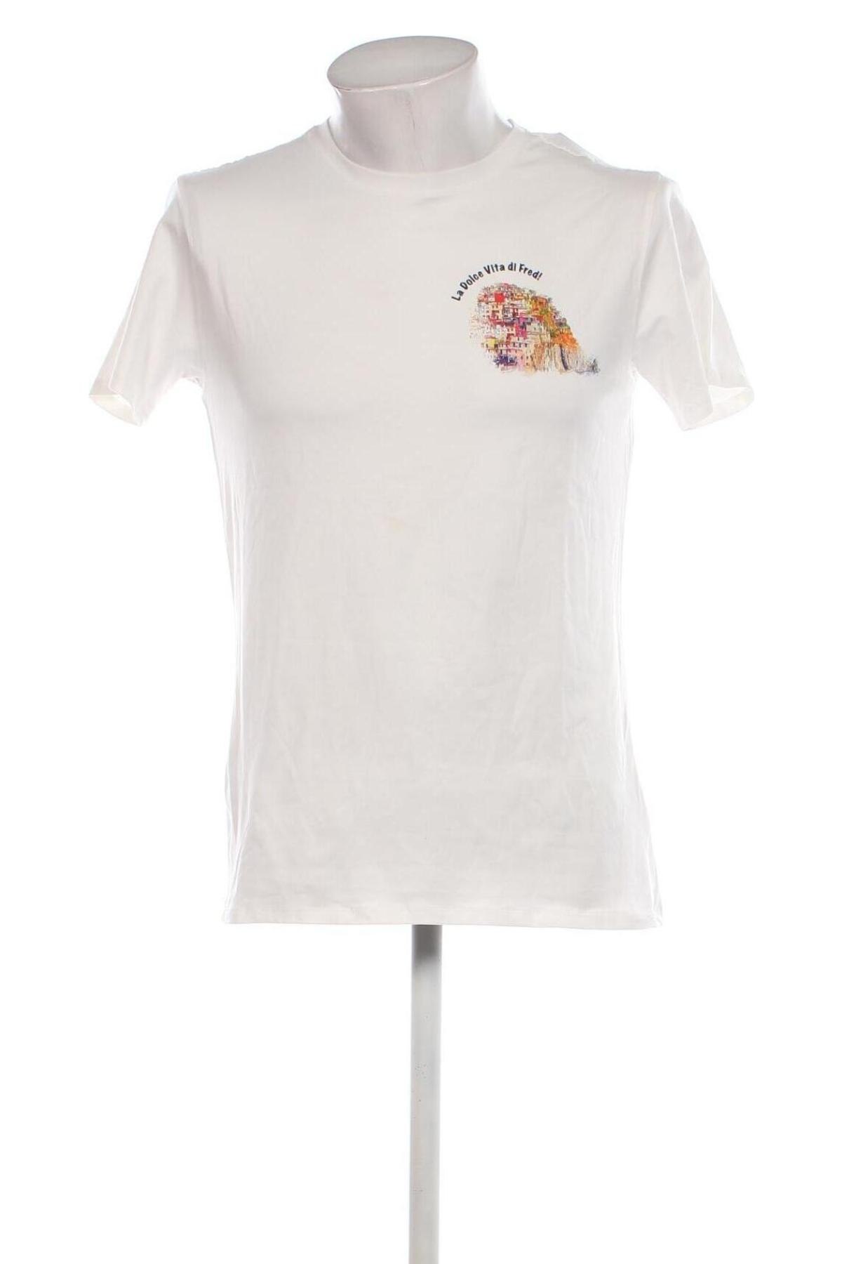 Ανδρικό t-shirt A Fish Named Fred, Μέγεθος M, Χρώμα Λευκό, Τιμή 20,49 €