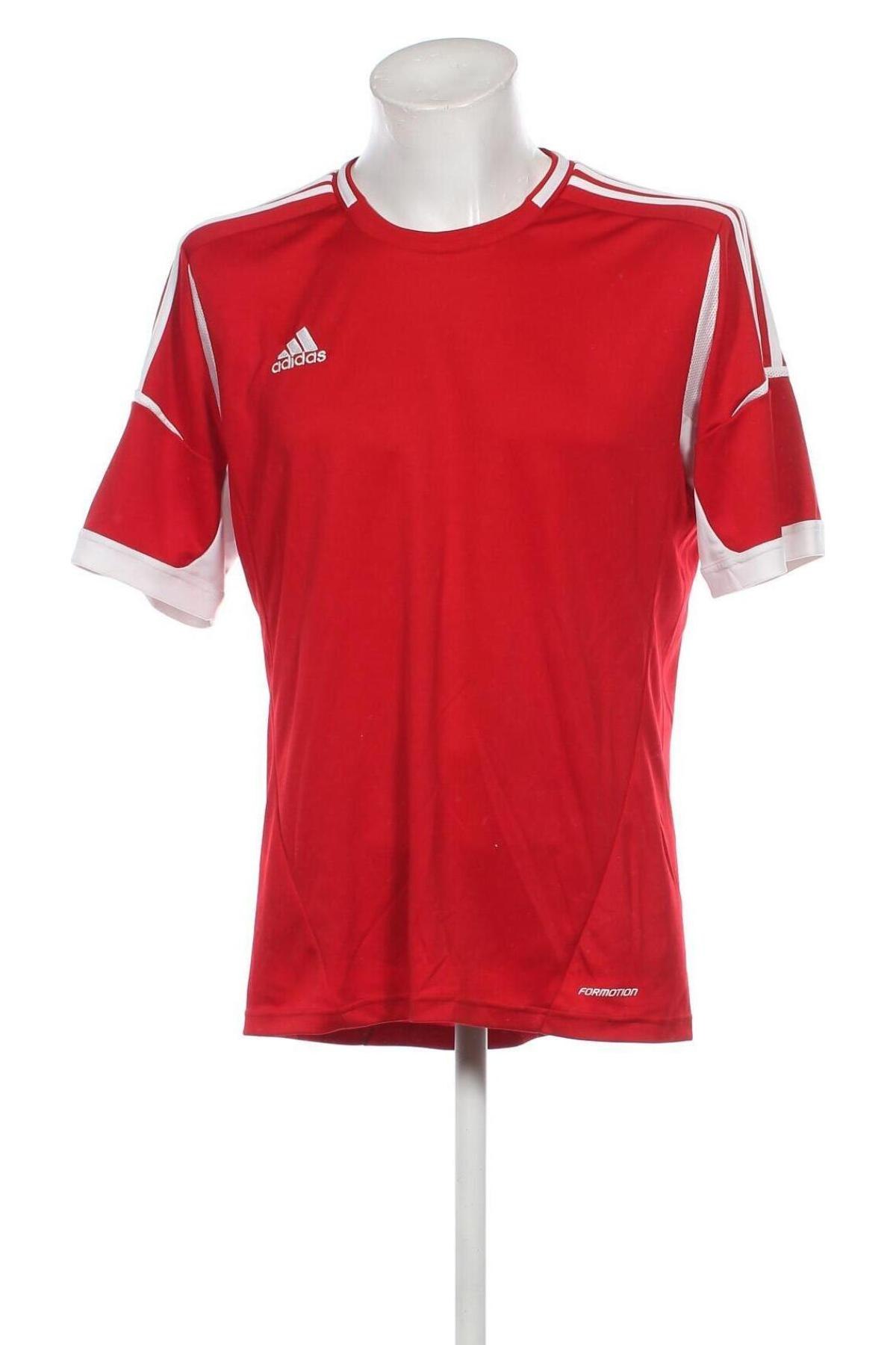 Herren T-Shirt Adidas, Größe XL, Farbe Rot, Preis € 13,49