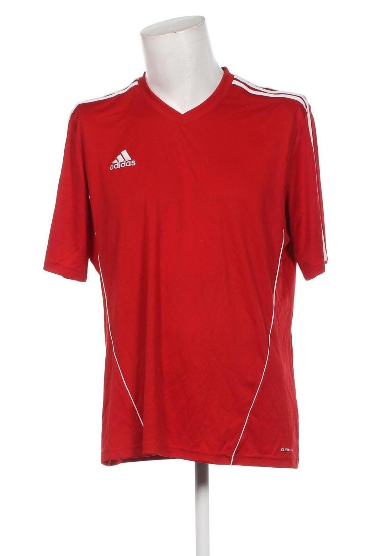 Herren T-Shirt Adidas, Größe XL, Farbe Rot, Preis € 18,99