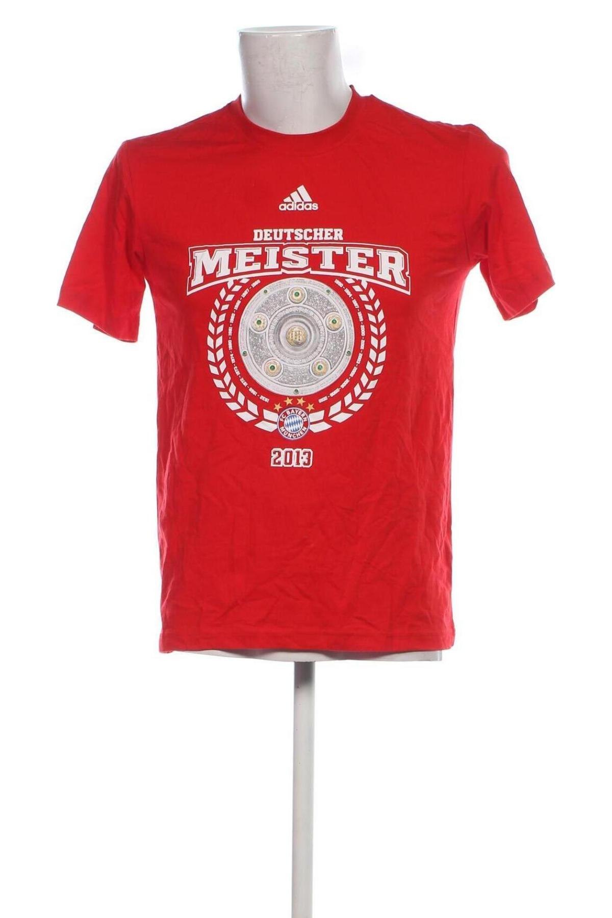 Herren T-Shirt Adidas, Größe S, Farbe Rot, Preis € 43,29