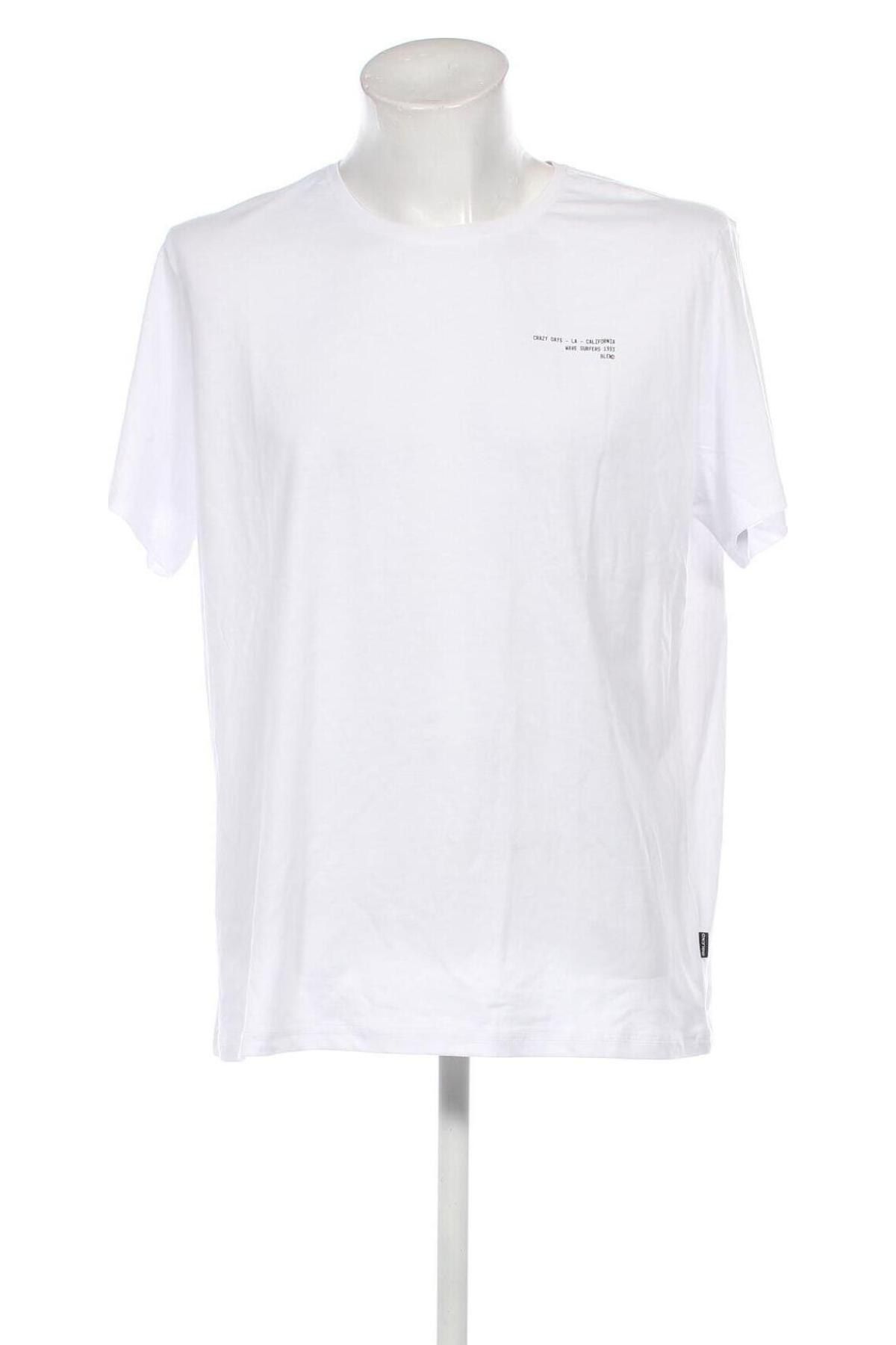 Ανδρικό t-shirt Blend, Μέγεθος XXL, Χρώμα Λευκό, Τιμή 9,99 €