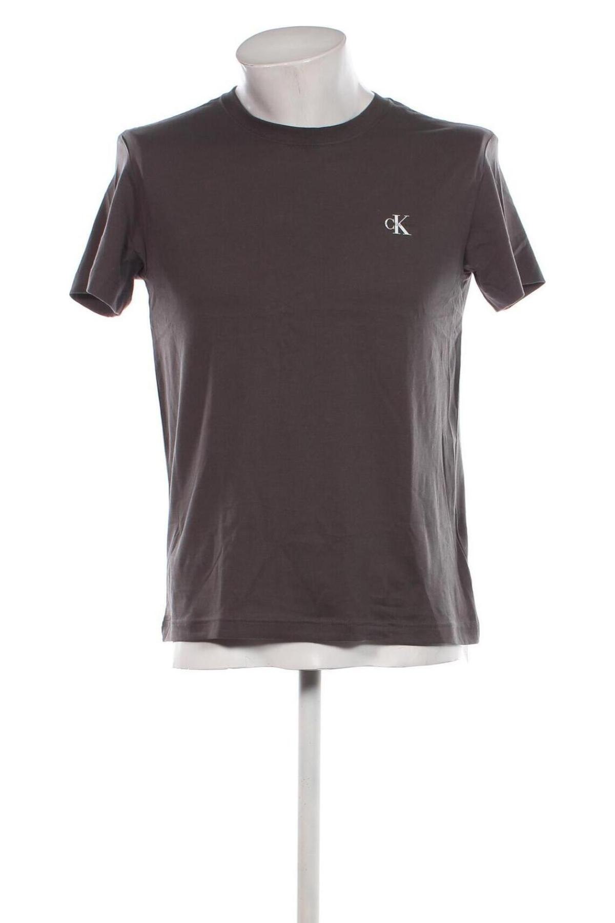 Ανδρικό t-shirt Calvin Klein, Μέγεθος S, Χρώμα Γκρί, Τιμή 23,99 €