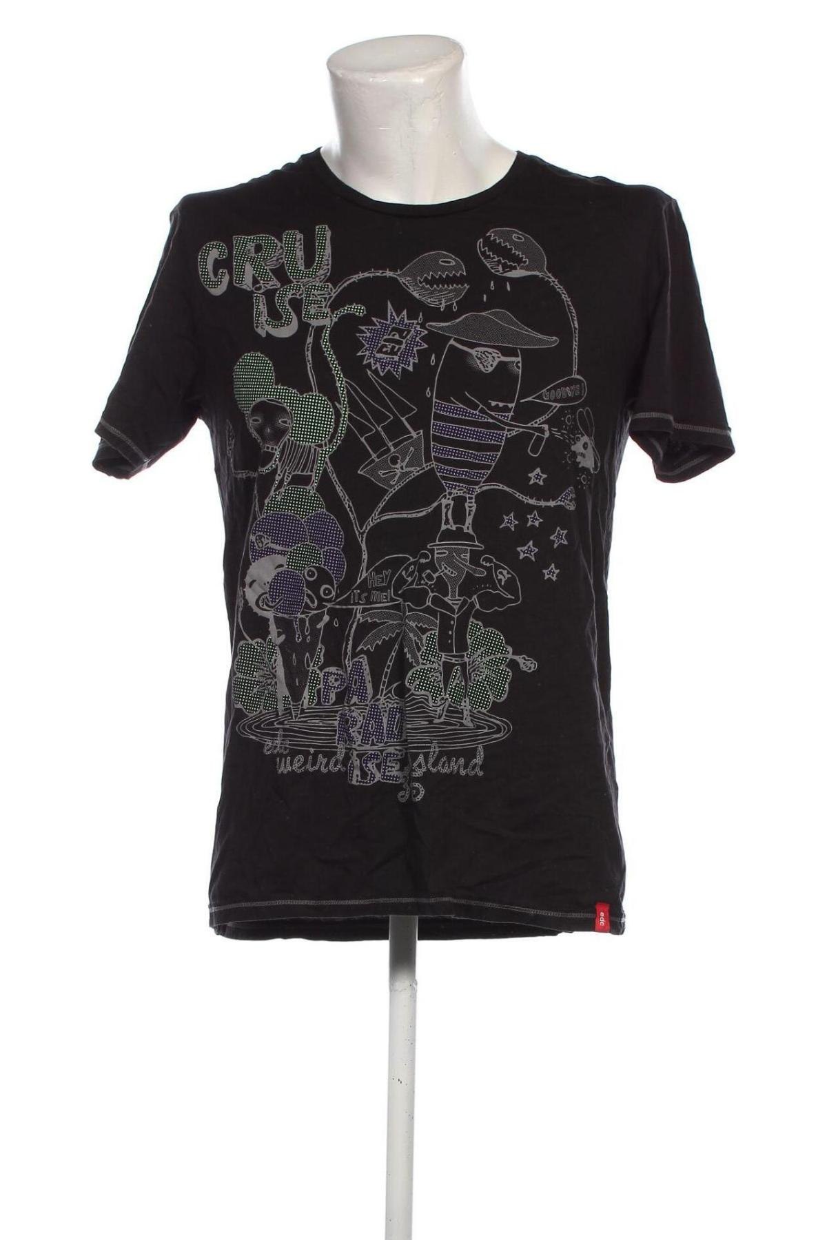 Ανδρικό t-shirt Edc By Esprit, Μέγεθος L, Χρώμα Μαύρο, Τιμή 8,99 €