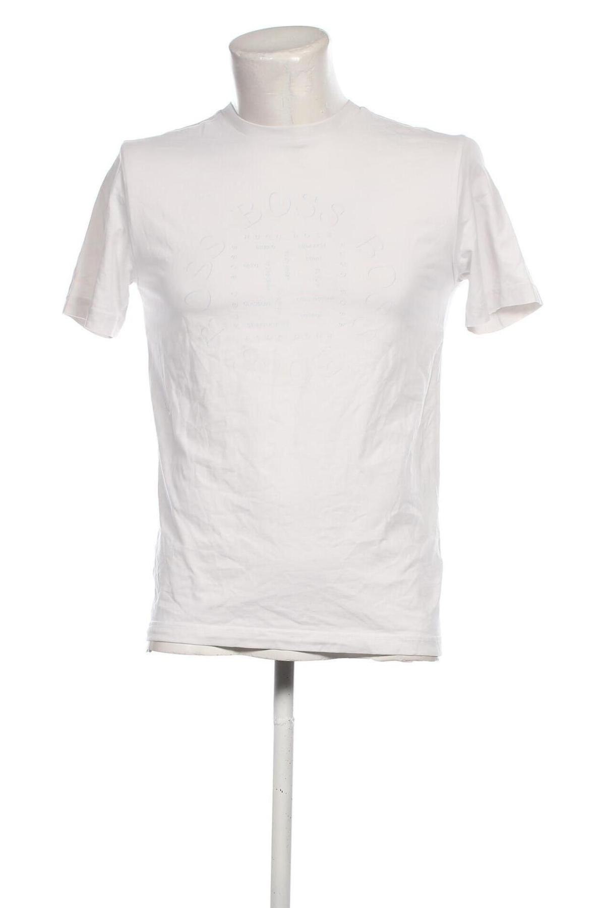 Herren T-Shirt Hugo Boss, Größe M, Farbe Weiß, Preis 23,99 €