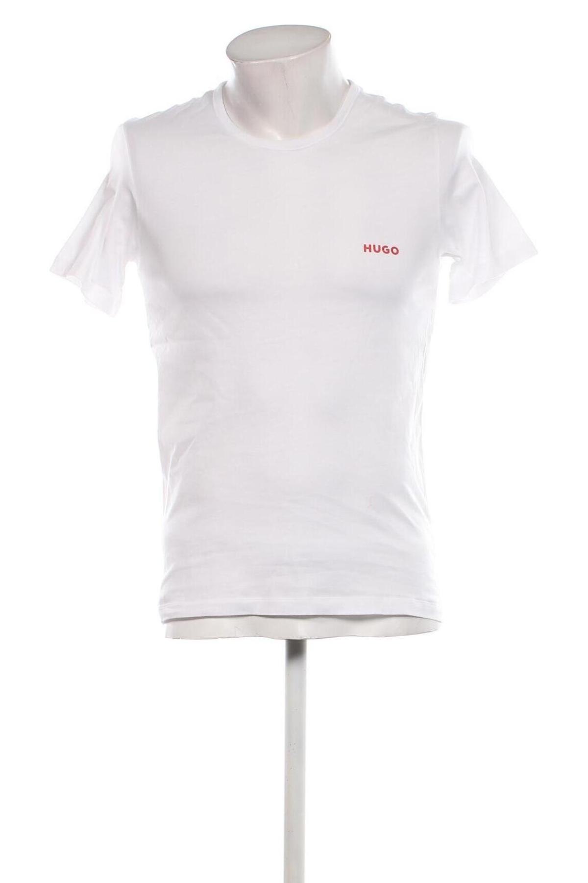 Herren T-Shirt Hugo Boss, Größe M, Farbe Weiß, Preis 39,66 €