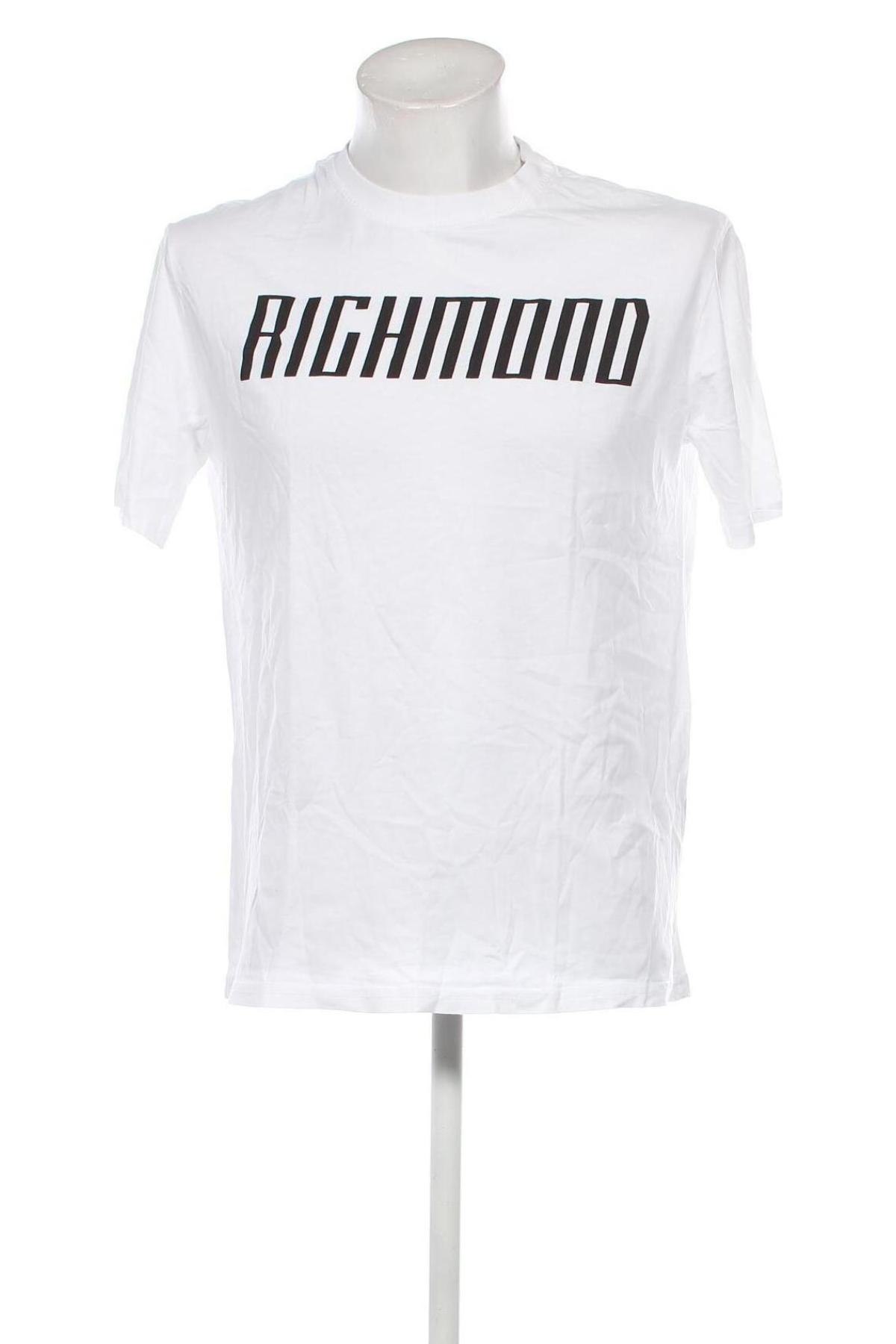 Herren T-Shirt John Richmond, Größe XL, Farbe Weiß, Preis 19,49 €