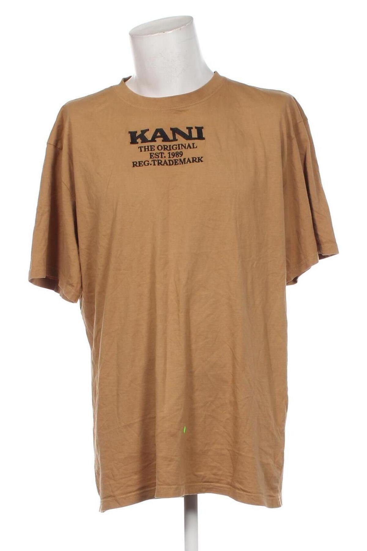 Ανδρικό t-shirt Karl Kani, Μέγεθος XXL, Χρώμα Καφέ, Τιμή 18,99 €