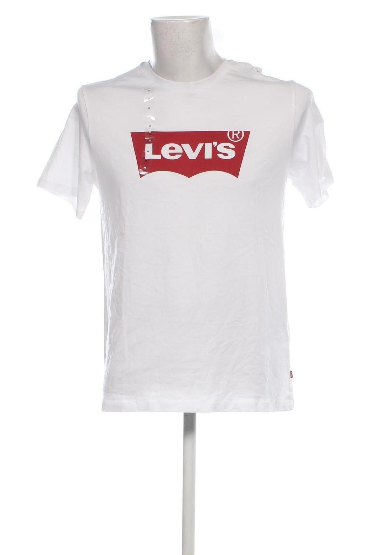 Мъжка тениска Levi's, Размер M, Цвят Бял, Цена 56,29 лв.