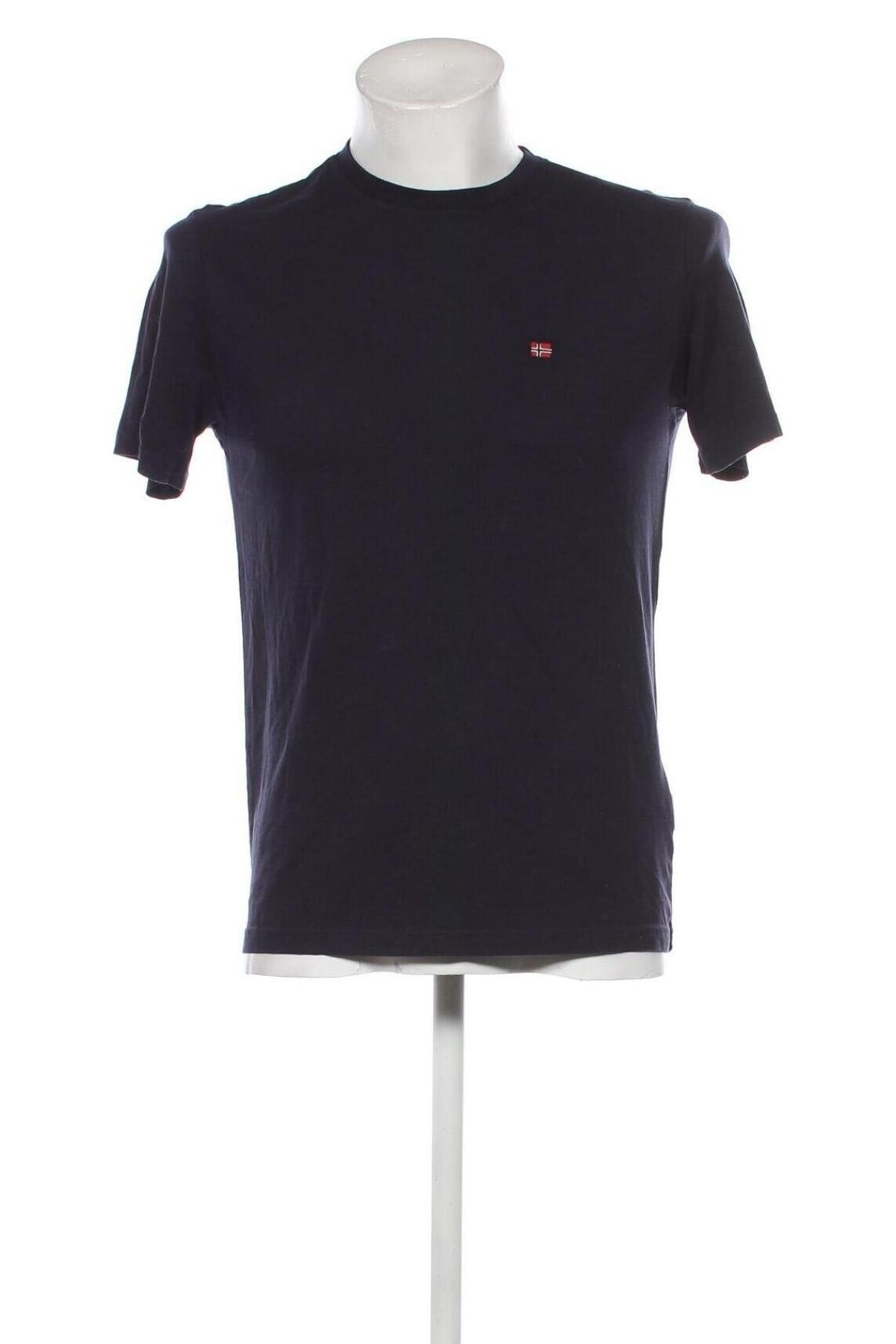 Herren T-Shirt Napapijri, Größe S, Farbe Blau, Preis 22,99 €