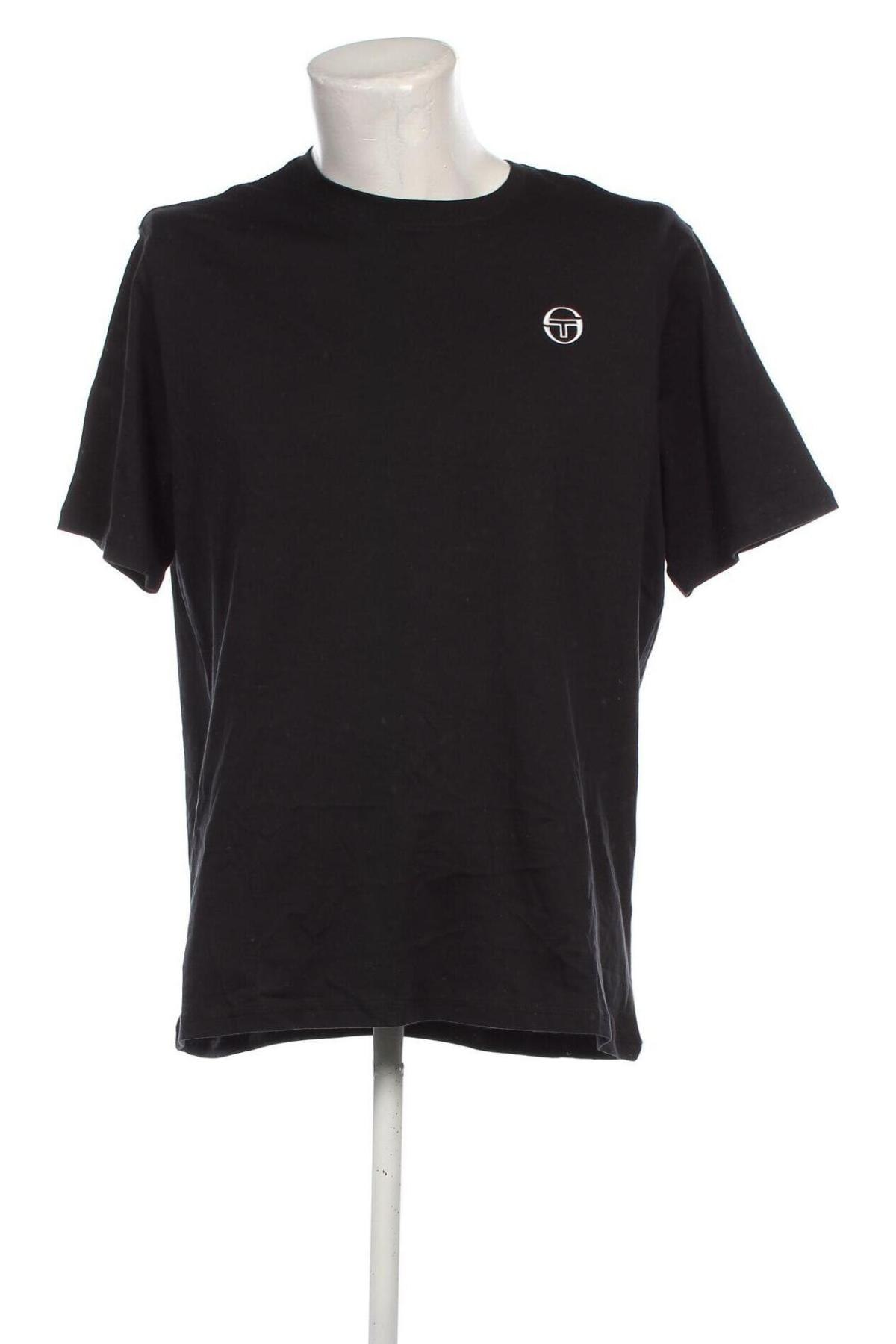 Herren T-Shirt Sergio Tacchini, Größe XL, Farbe Schwarz, Preis 24,49 €