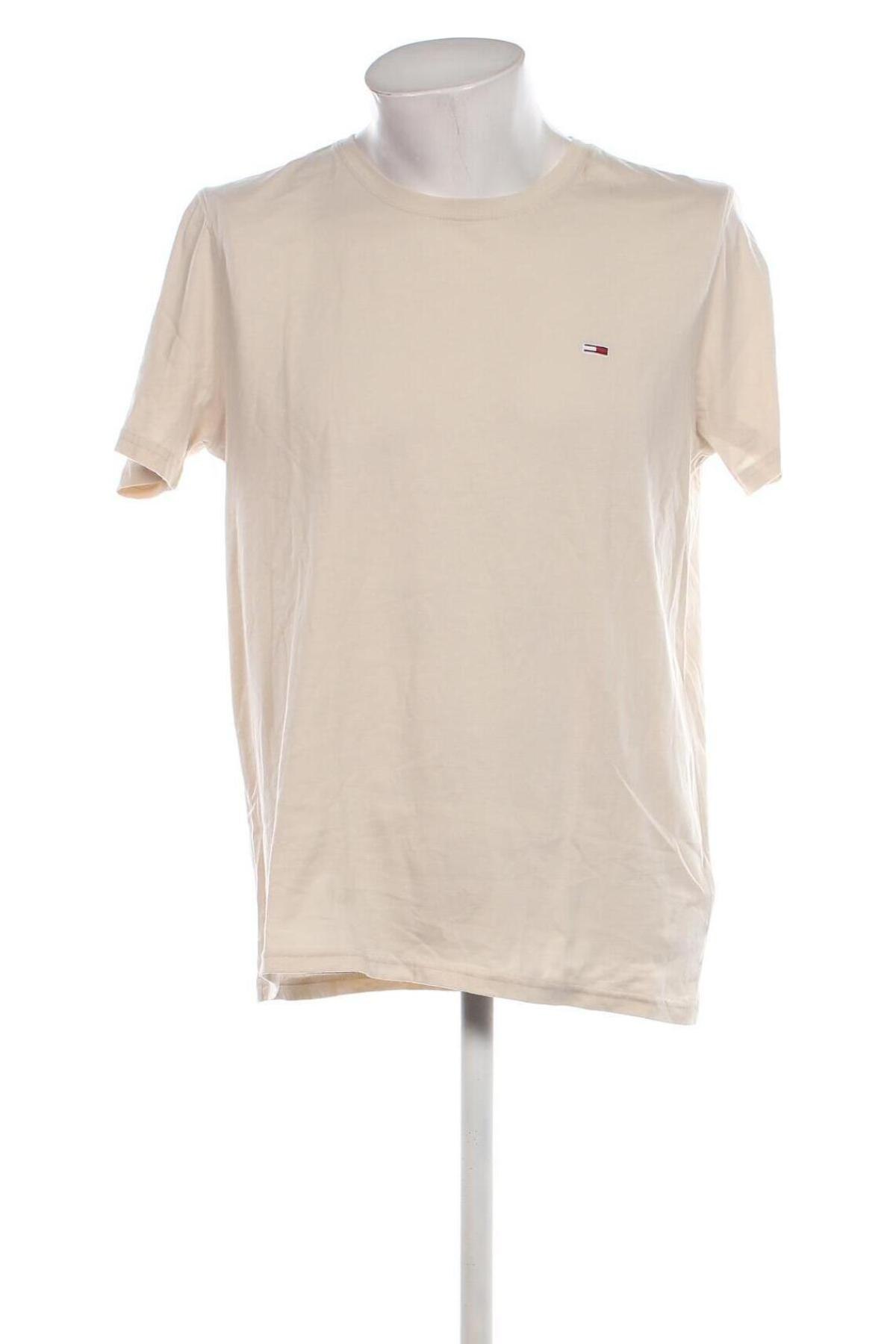 Herren T-Shirt Tommy Jeans, Größe XL, Farbe Beige, Preis 25,99 €