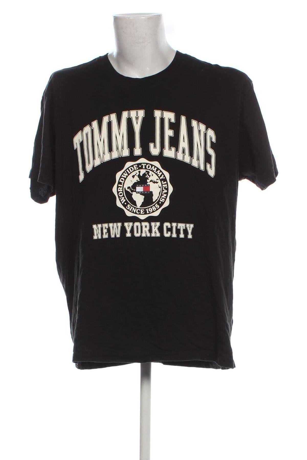 Tricou de bărbați Tommy Jeans, Mărime XXL, Culoare Negru, Preț 190,49 Lei