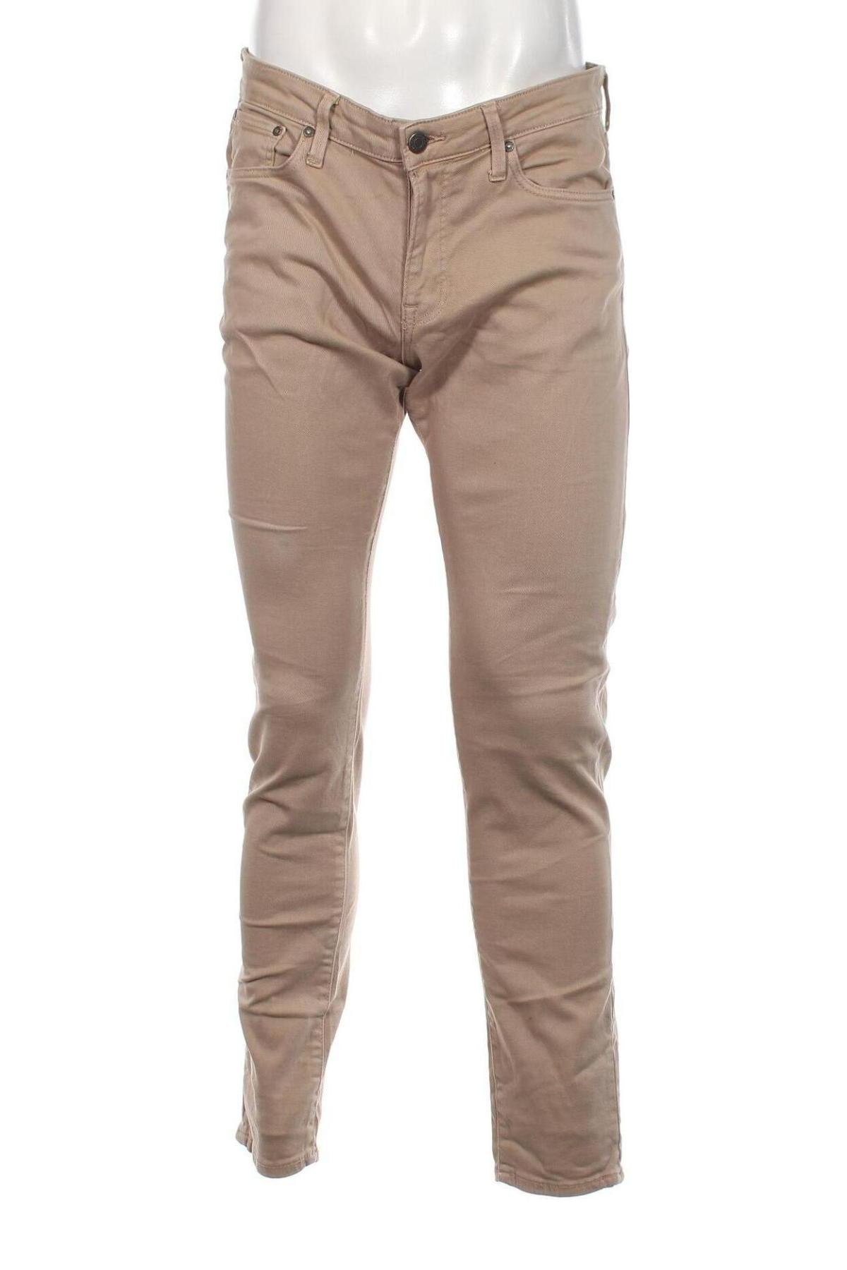 Herren Jeans Jack & Jones, Größe L, Farbe Beige, Preis 18,99 €