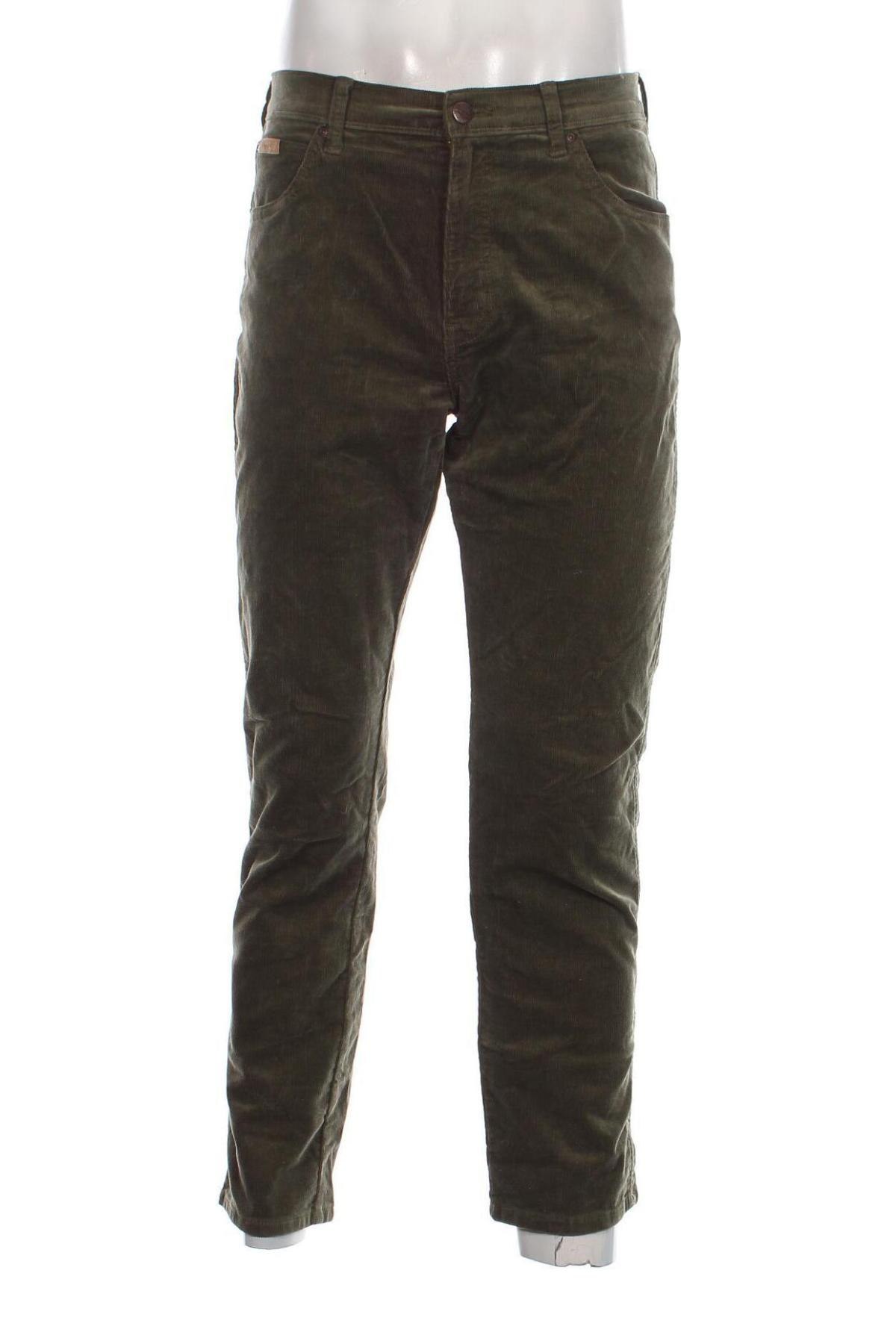 Herren Cordhose Wrangler, Größe M, Farbe Grün, Preis 8,99 €